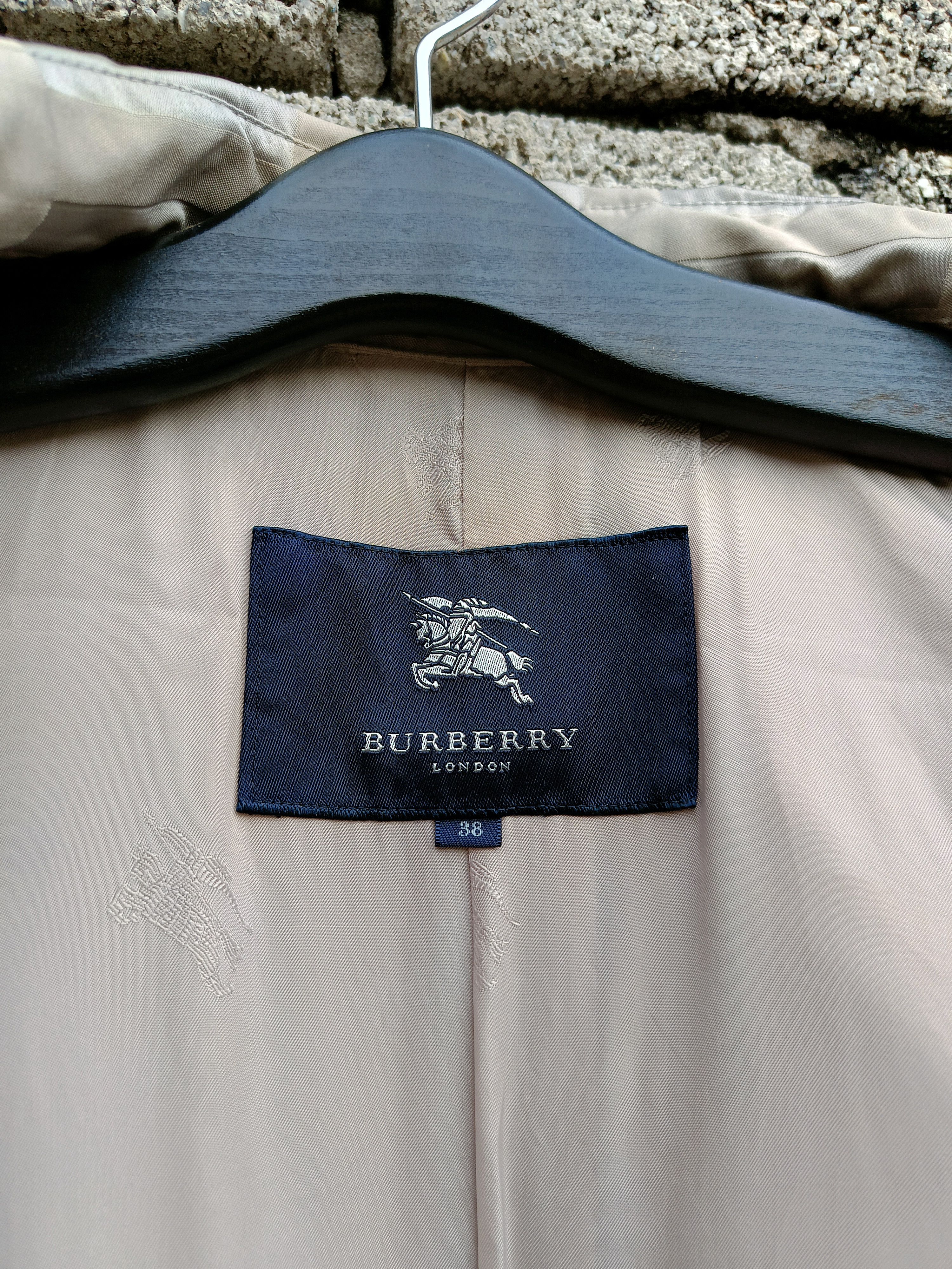 Burberry BURBERRY LONDON LAVENDER CHECK FABRIC HAWKESBURY TRENCH COAT Size US S / EU 44-46 / 1 - 25 Thumbnail