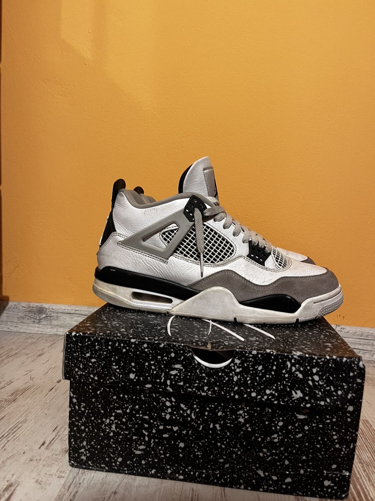 Jordan Brand × Nike Jordan retro 4 military black Size US 9.5 / EU 42-43 - 5 Thumbnail