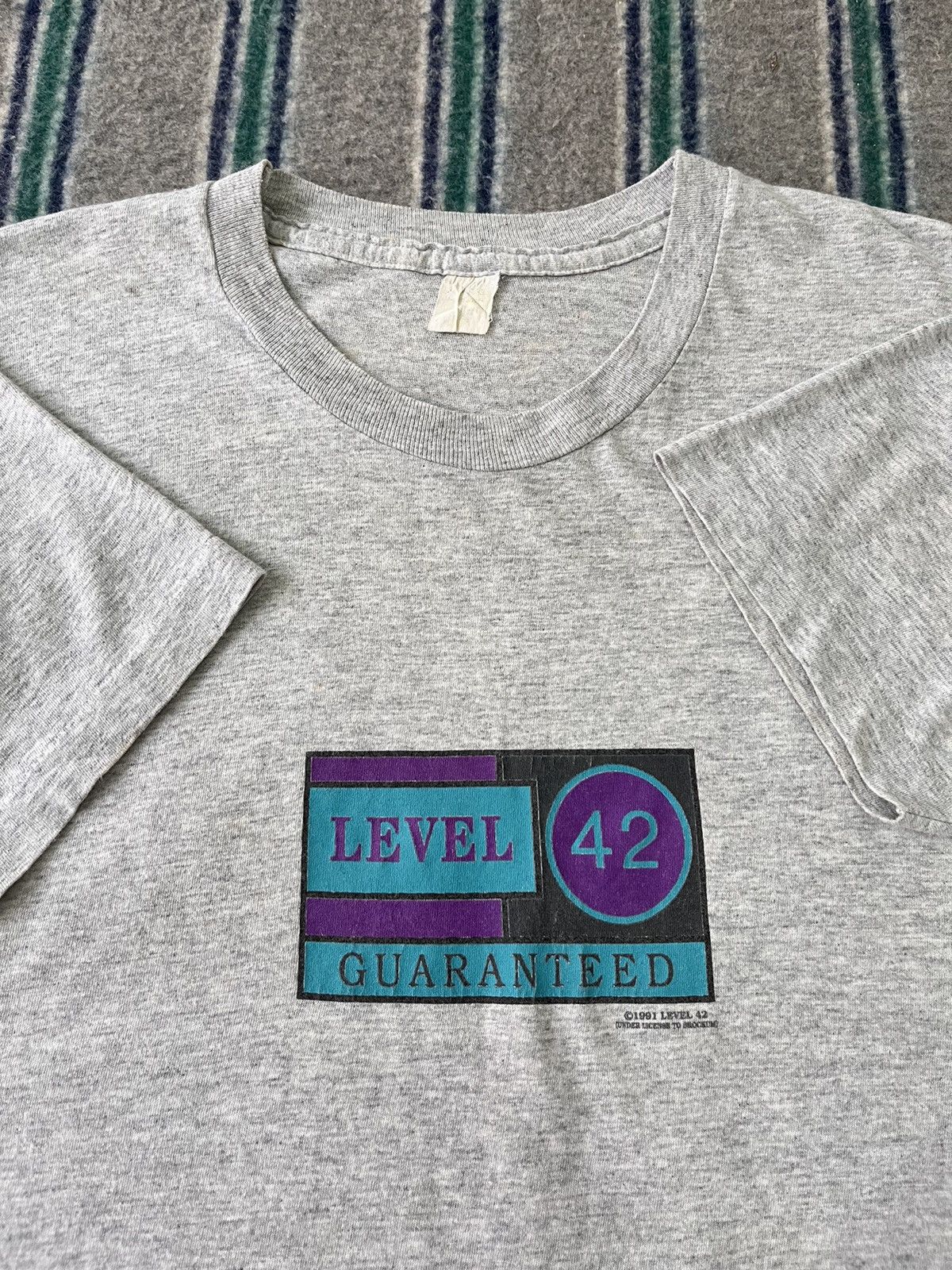 Band Tees 90’s Level 42 Tour Size US L / EU 52-54 / 3 - 5 Thumbnail