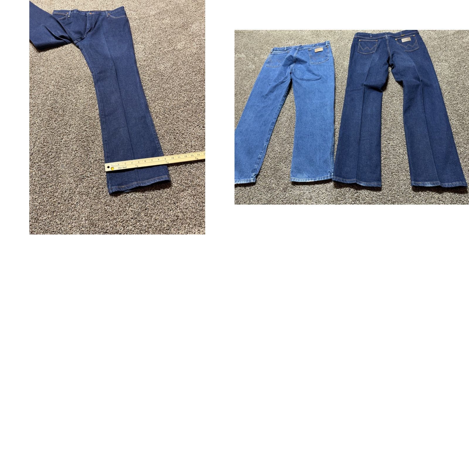 Wrangler Wrangler Jeans 13MWZ 974 Denim 40X32 Lot of 2 Bootcut Blue 40 in 5-Pocket Mens Regular Cowboy Cut Shirt? Size US 40 / EU 56 - 10 Thumbnail