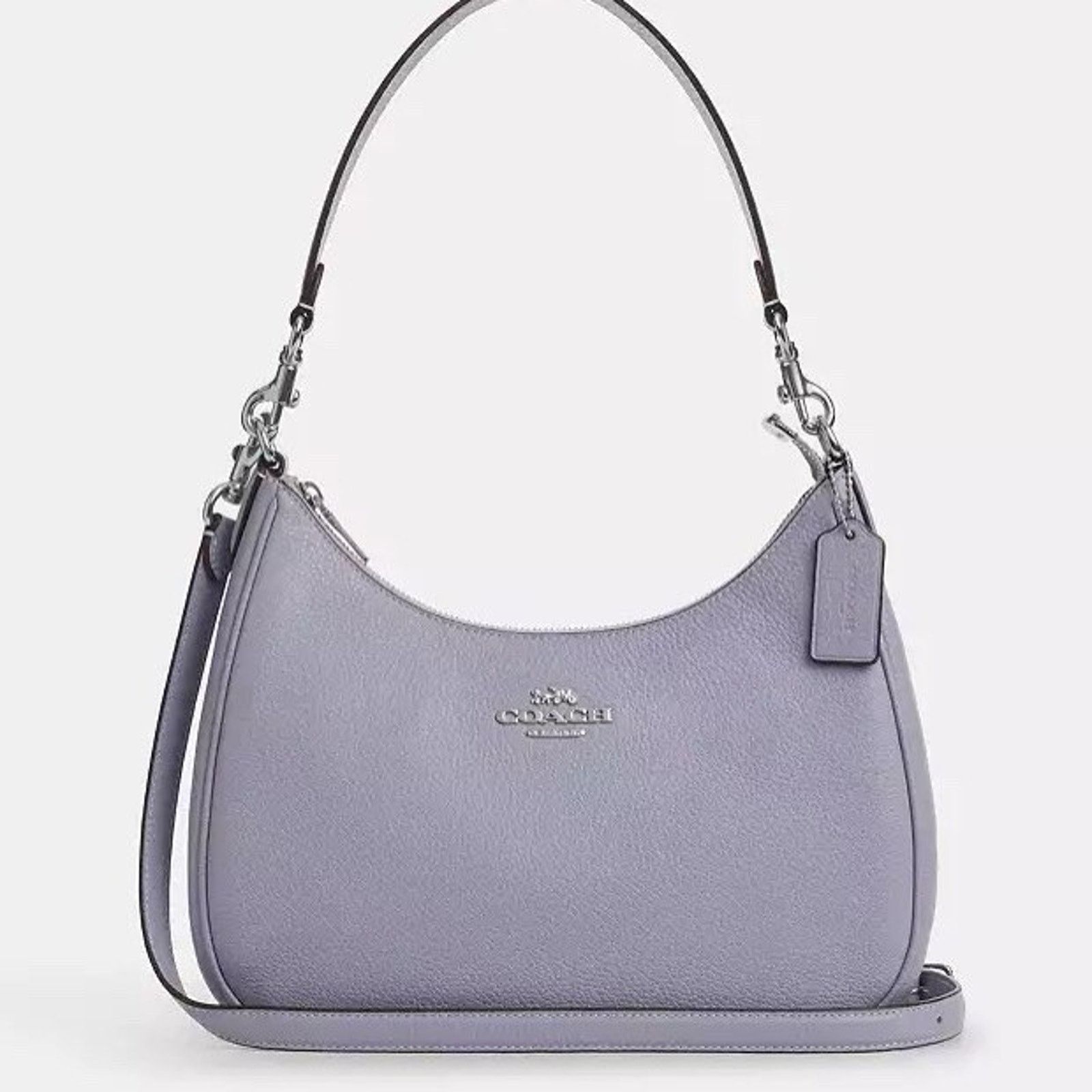 Coach NWT Coach Teri Hobo Bag Leather CV935 Silver/Mist leather Size ONE SIZE - 6 Thumbnail