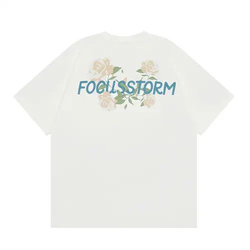 Other Street retro rose print pure cotton loose casual tee Size US M / EU 48-50 / 2 - 3 Thumbnail