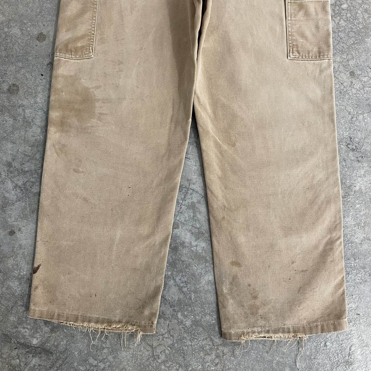 Carhartt Vintage Carhartt Double Knee Faded Tan Carpenter Pants Size US 35 - 20 Thumbnail