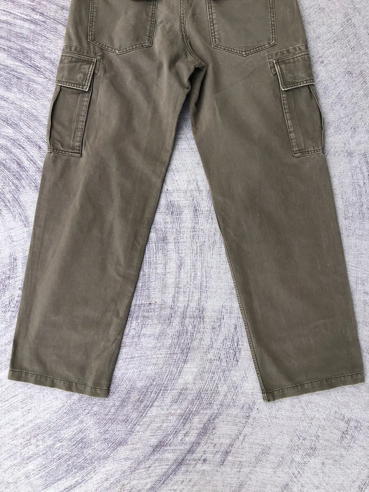 Oshkosh OshKosh Cargo Green Olive Style Multi-Pocket Pants Size US 31 - 14 Thumbnail