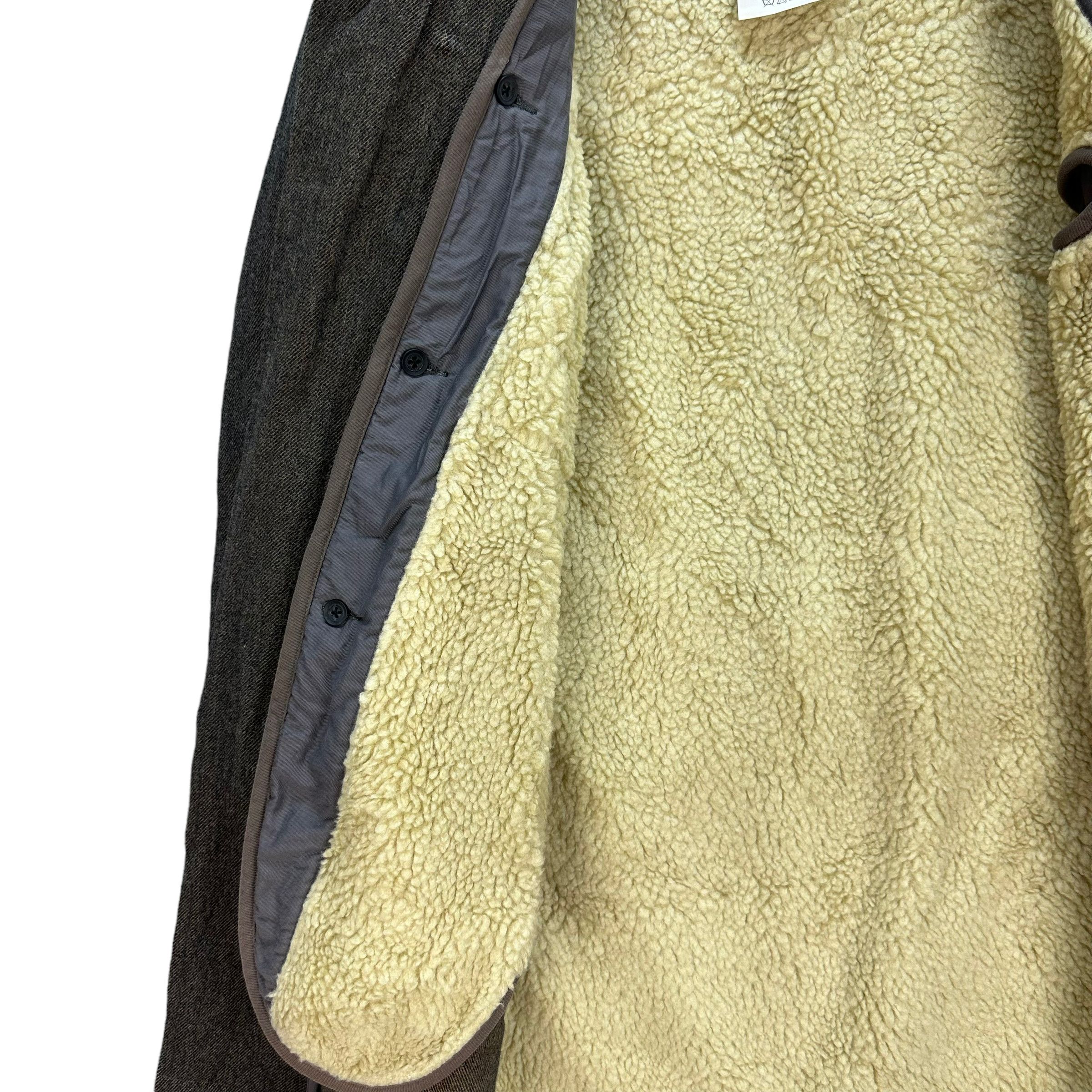 Vintage PCM DETACHABLE HOODIE SHERPA WOOL DUFFLE COAT #7822-179 Size US M / EU 48-50 / 2 - 11 Thumbnail