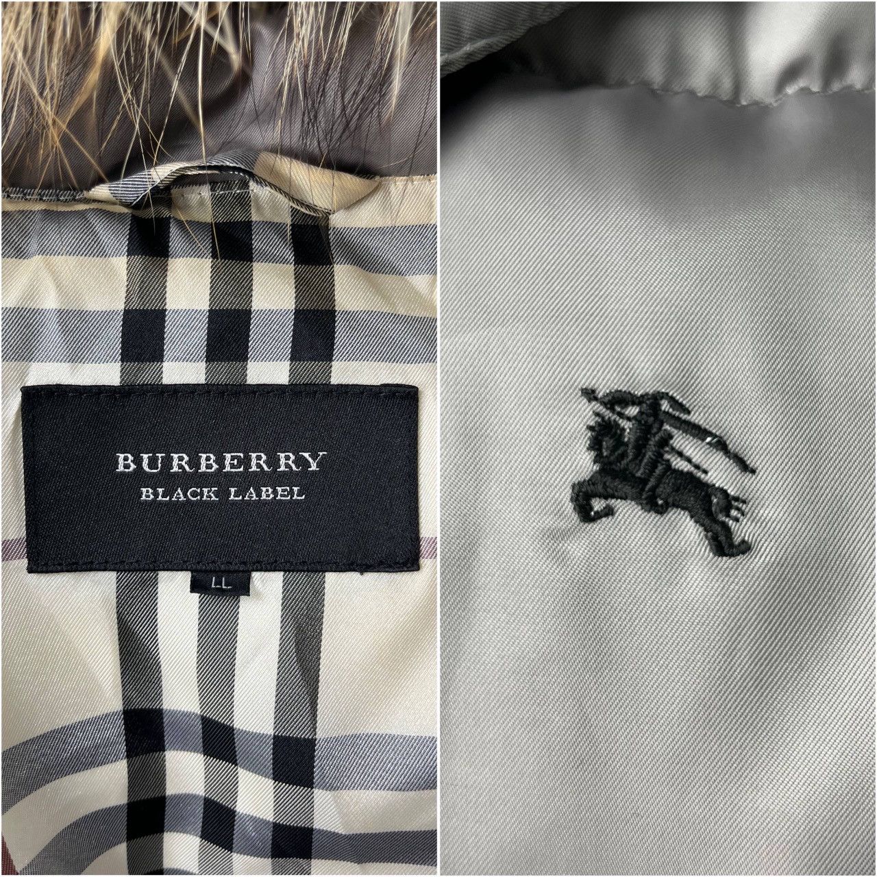 Burberry 00’ Japanese Burberry fur puffer jacket Size US L / EU 52-54 / 3 - 12 Thumbnail