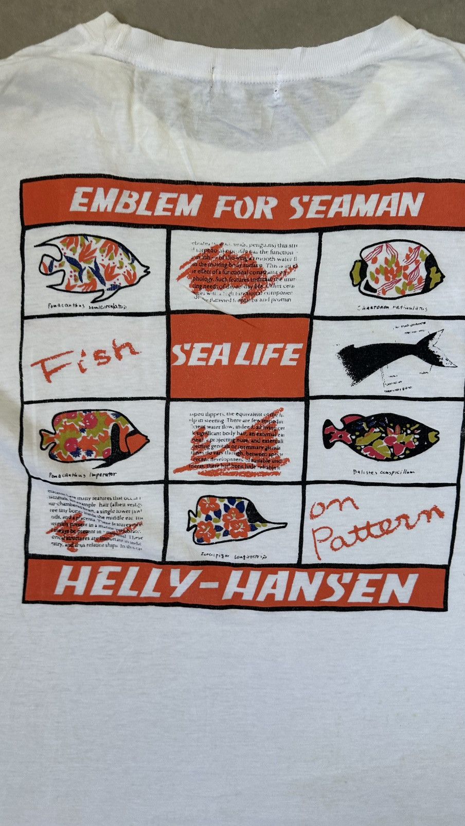 Helly Hansen VINTAGE HELLY HANSEN EMBLEM FOR SEAMAN SEALIFE TEE Size US L / EU 52-54 / 3 - 7 Thumbnail