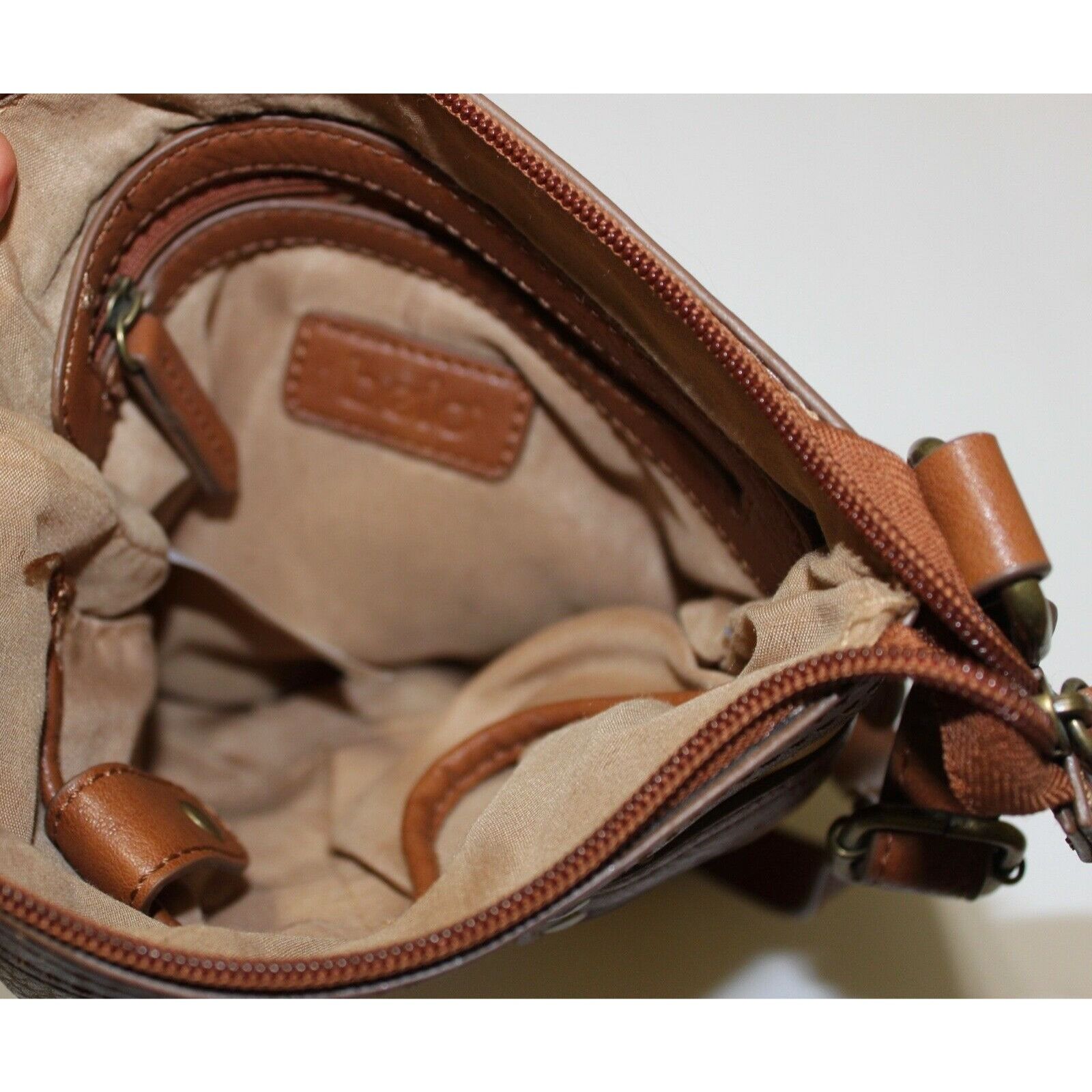 Other Bolo Bags Women Purse Crossbody Handbag Mustard Yellow Cream Size ONE SIZE - 5 Thumbnail