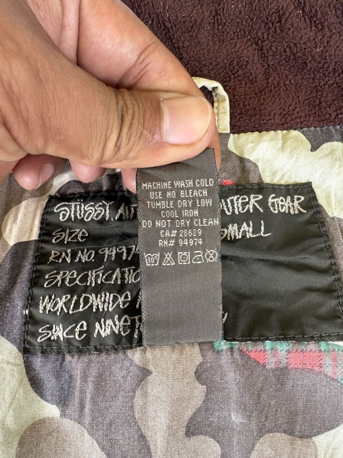 Stussy Stussy New York Tokyo Camouflage Inner Parka Jacket Size US S / EU 44-46 / 1 - 16 Thumbnail