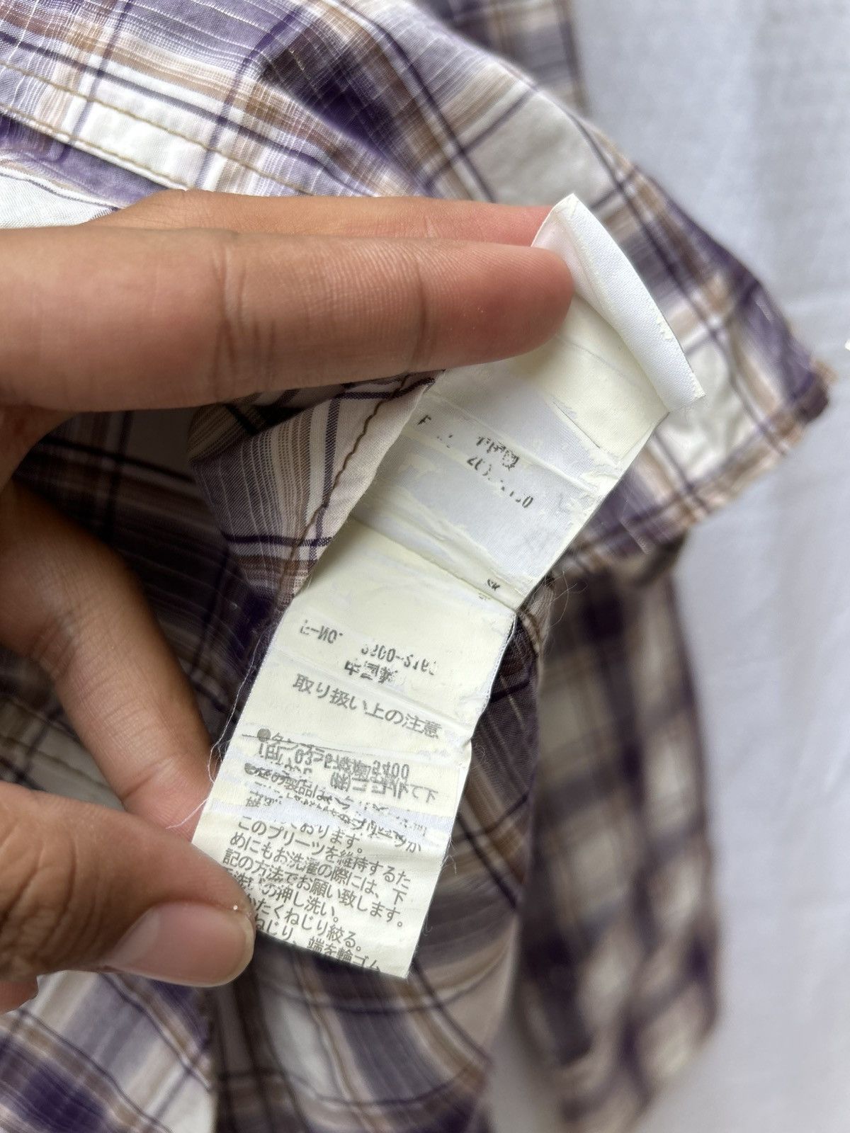 20471120 × Japanese Brand NCFM - Japanese plaid button seditionaries shirt Size US M / EU 48-50 / 2 - 11 Thumbnail