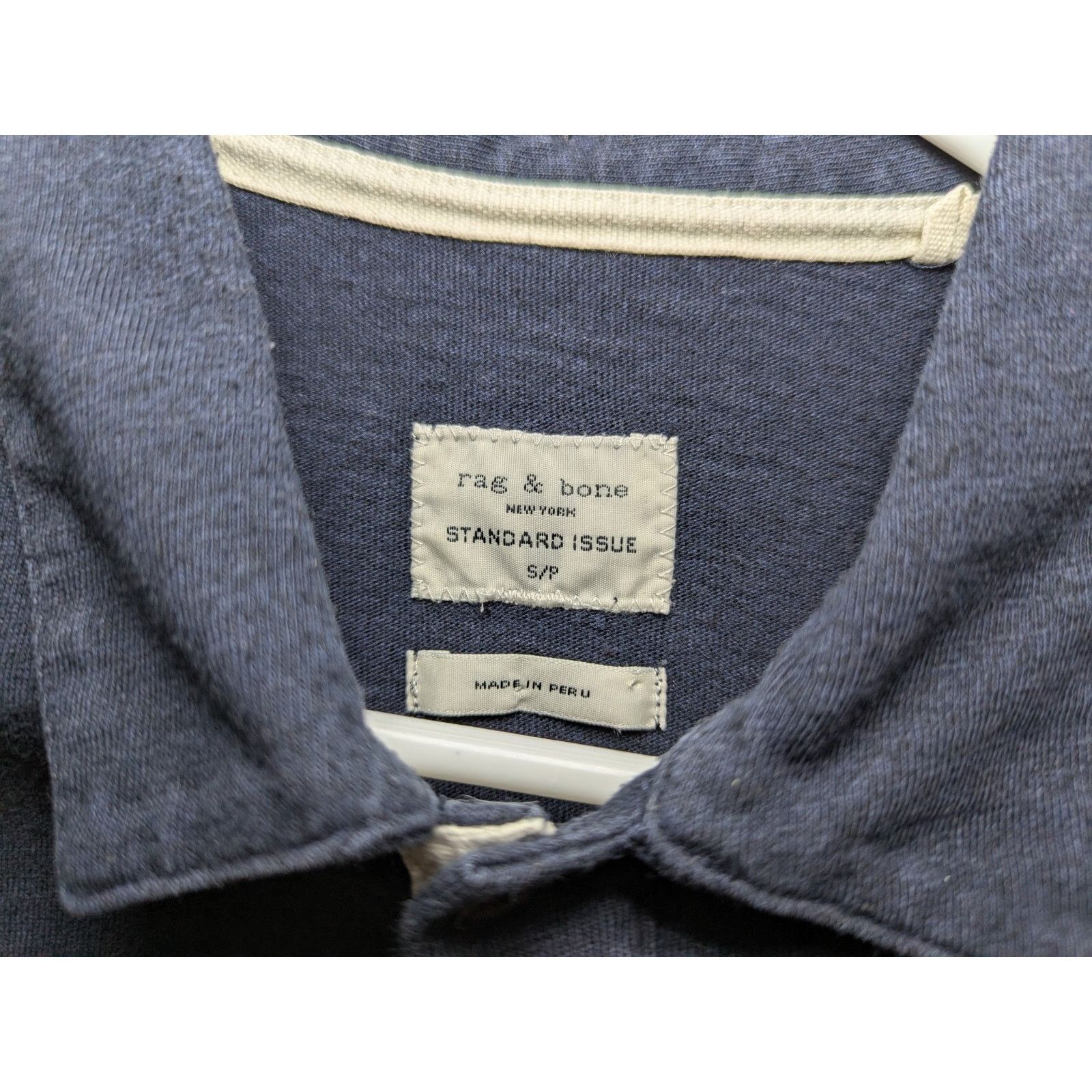 Rag & Bone Rag Bone Men's Small Polo Shirt Standard Issue Short Sleeve Size US S / EU 44-46 / 1 - 3 Thumbnail