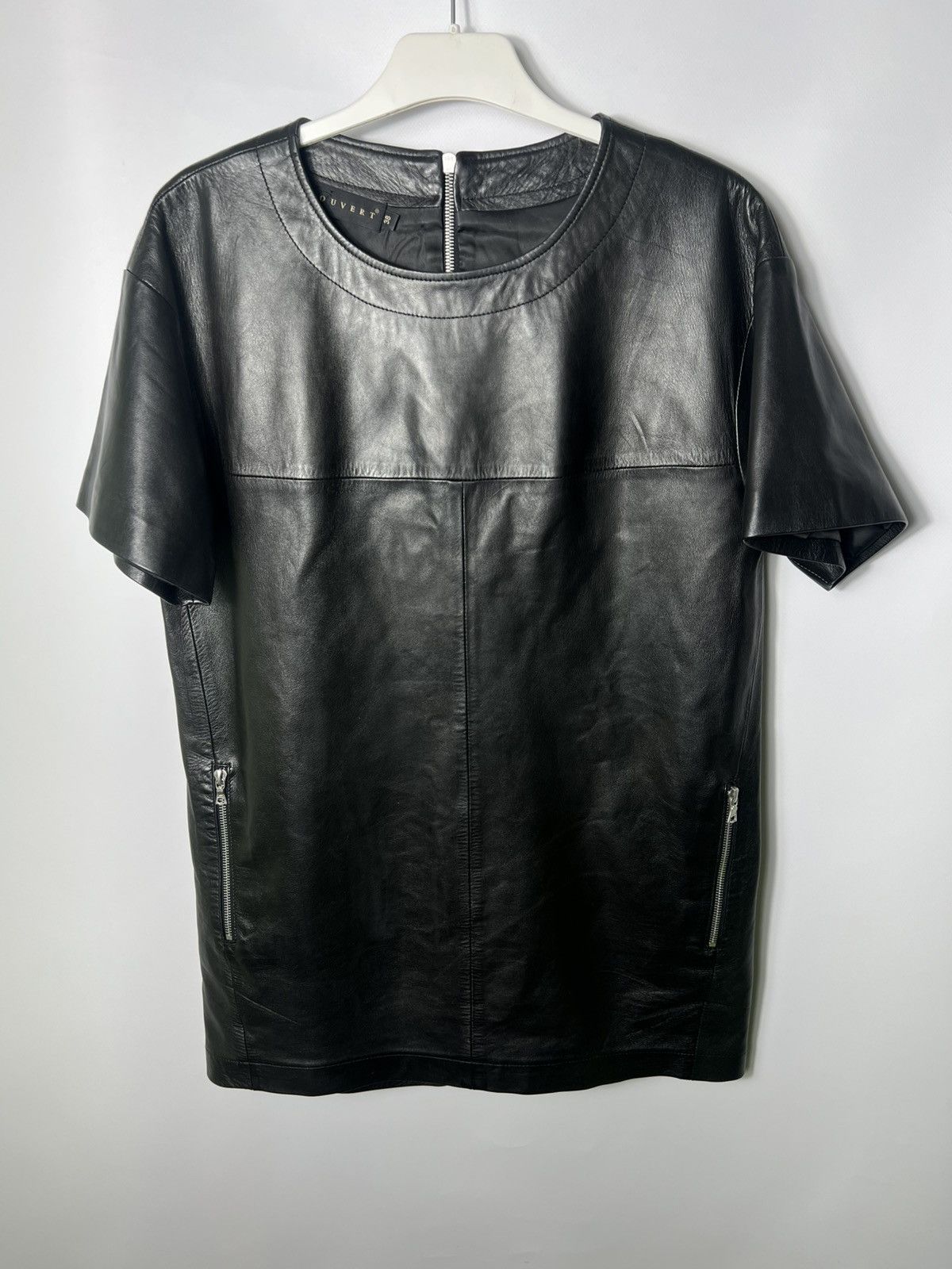 Vintage Vintage luxury designer Ventcouvert Leather Dress Size FR 38 Size S / US 4 / IT 40 - 1 Thumbnail