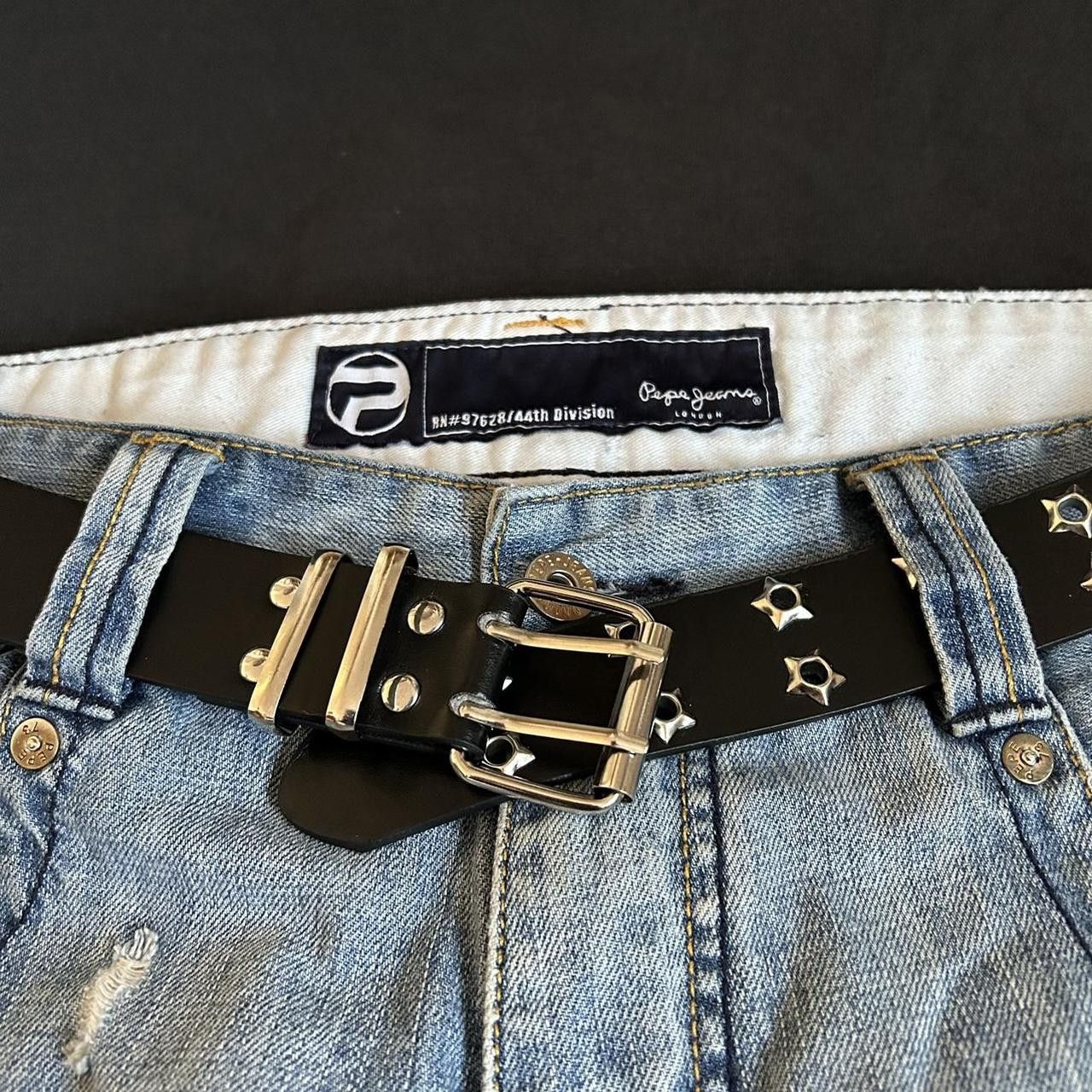 Japanese Brand × Vintage Y2K 2000s Style Star-studded Western Skater Belt Size ONE SIZE - 4 Thumbnail