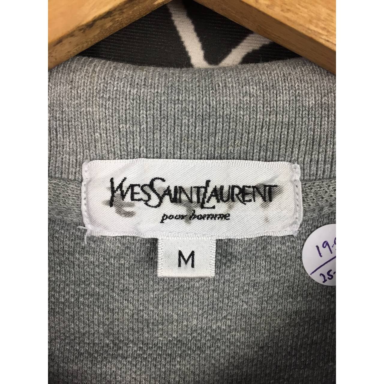 Yves Saint Laurent Vtg YSL Yves Saint Laurent Pour Homme Pocket Polo Tee Size US M / EU 48-50 / 2 - 8 Thumbnail