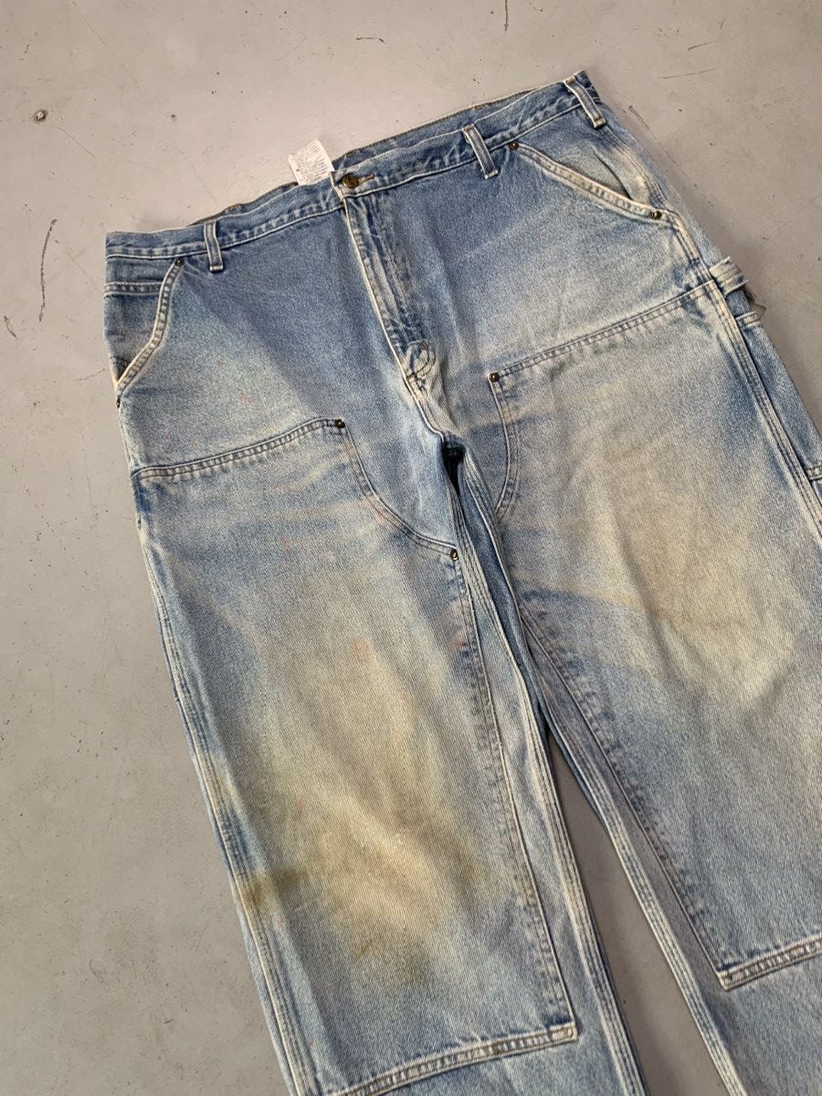 Carhartt Vintage Carhartt B136 dst double knee denim Size US 40 / EU 56 - 2 Thumbnail