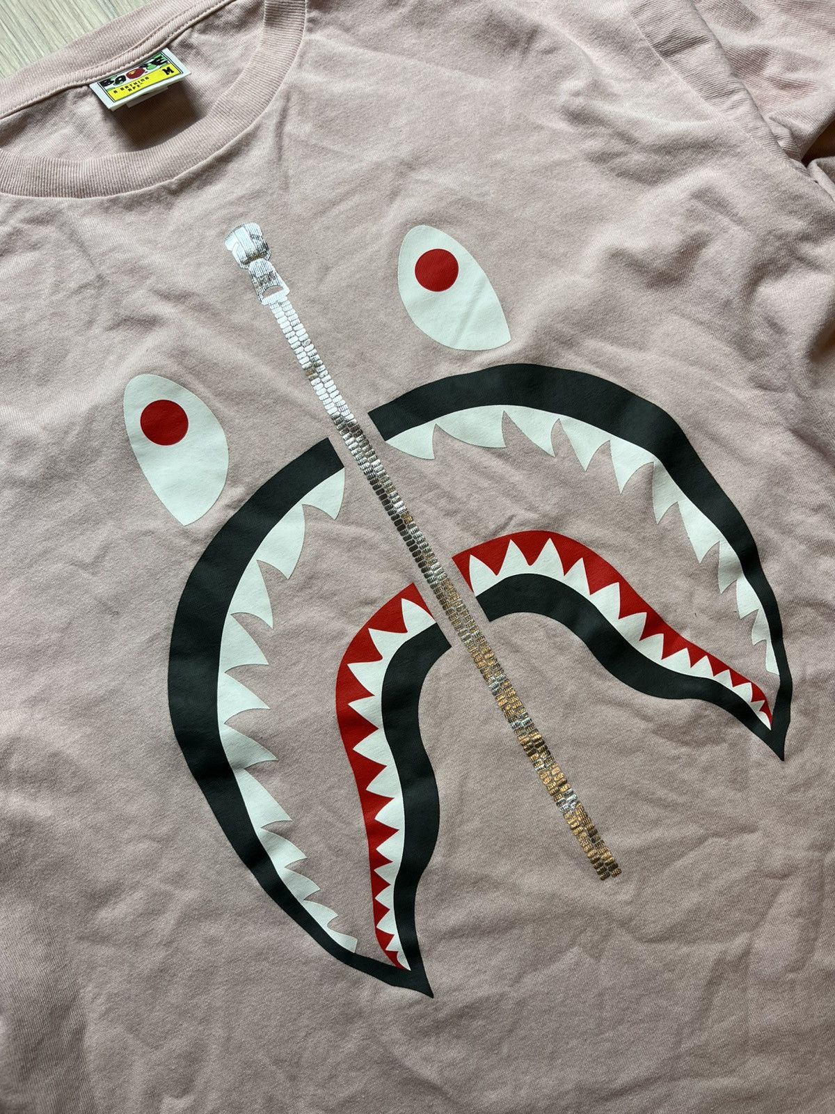 Bape Bape A Bathing Ape Big Shark Logo New Longsleeve Men’s M Size US M / EU 48-50 / 2 - 3 Thumbnail