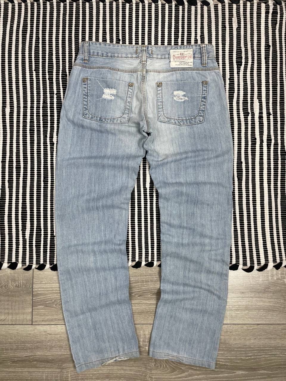 Dsquared2 Vintage Dsquared2 Distressed Cowboy Denim Jeans Y2K Size US 30 / EU 46 - 4 Thumbnail