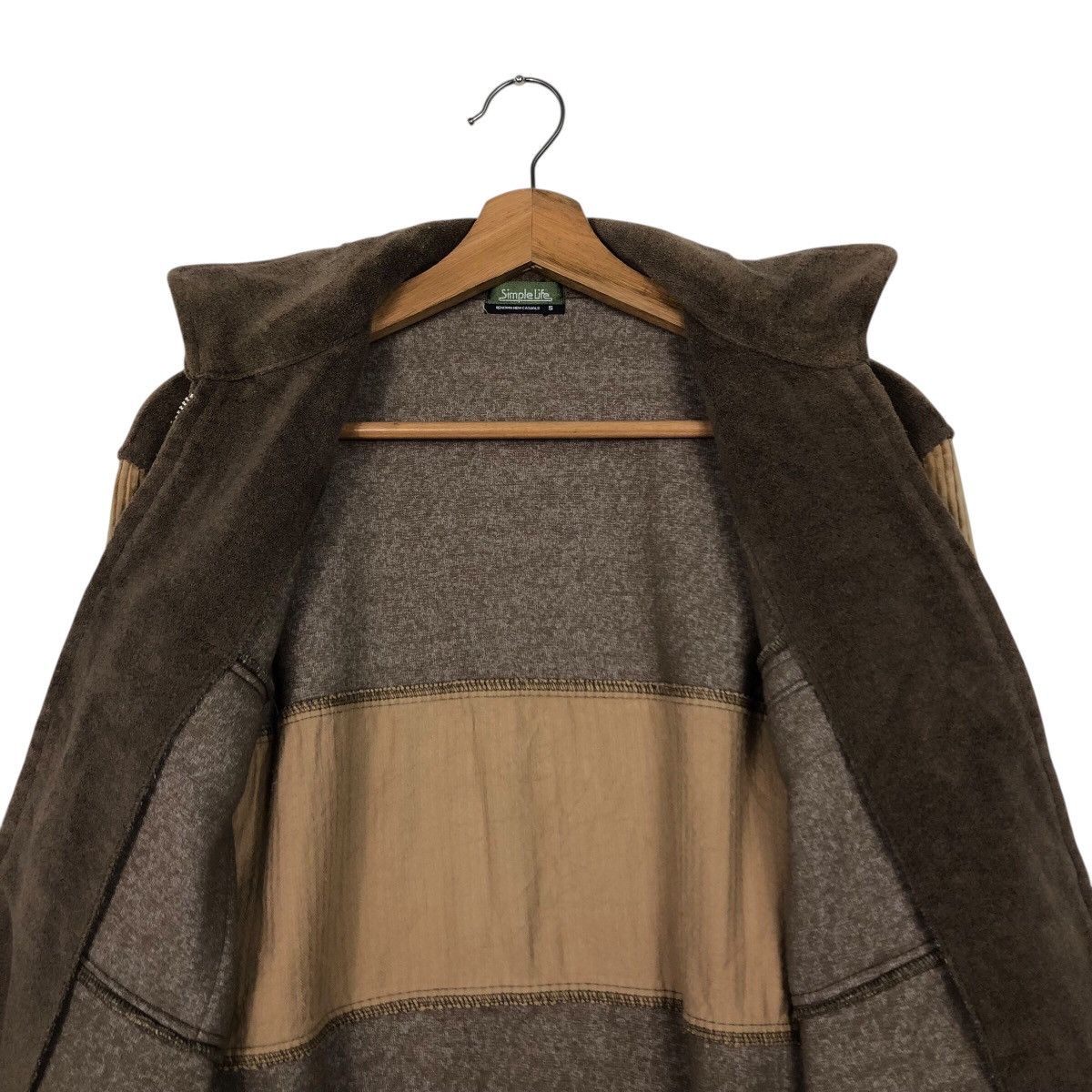 Japanese Brand 📌Striped Design Zipper Jacket Simple Life Issey Miyake Size US S / EU 44-46 / 1 - 15 Thumbnail