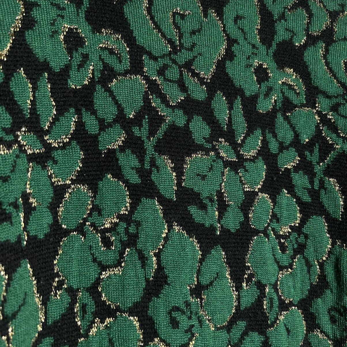 Vintage Vintage Yves Saint Laurent Flowers Monogram Mini Dress Size ONE SIZE - 6 Thumbnail