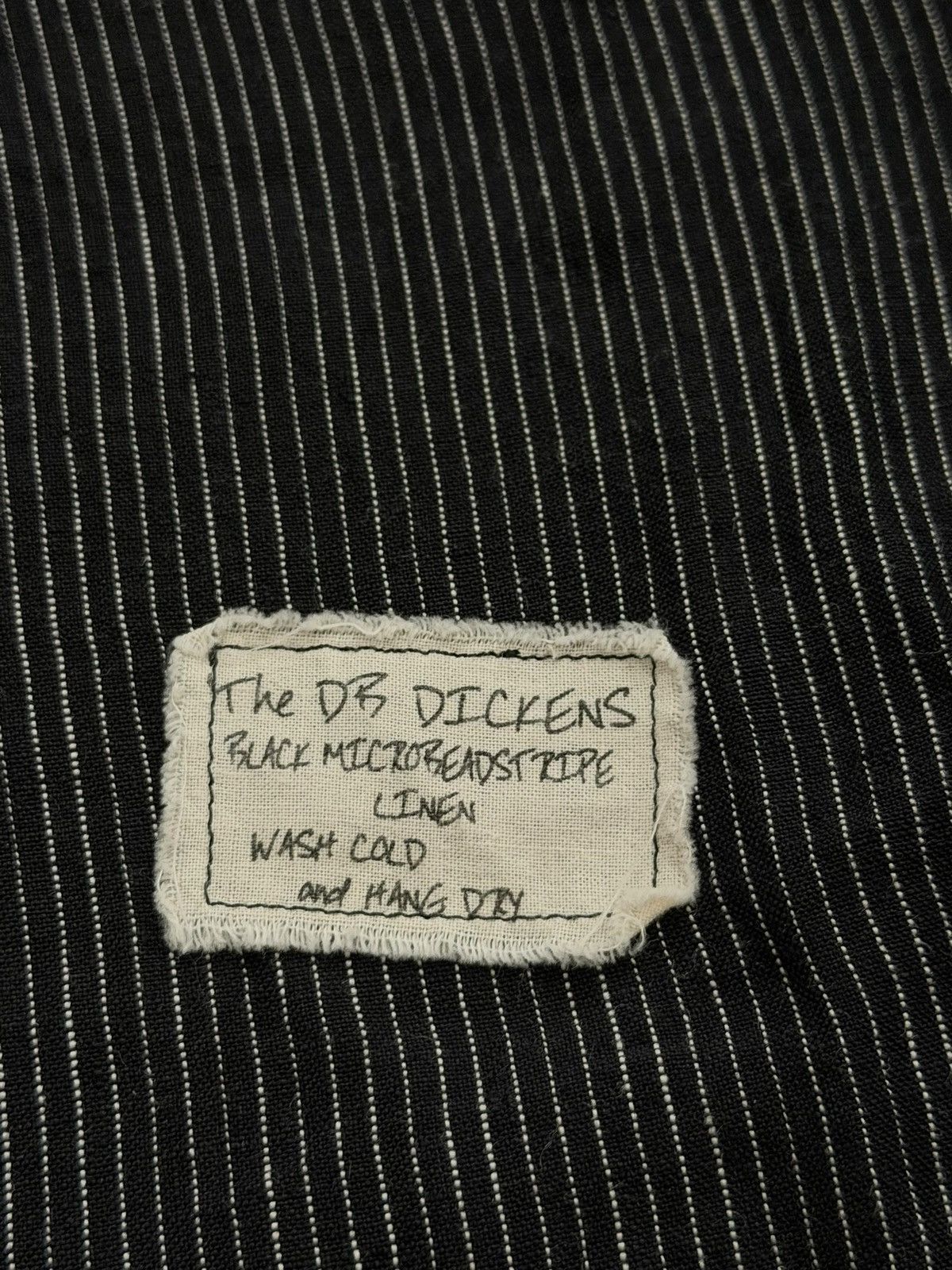 Greg Lauren 2014 DB Dickens Microbeadstripe Linen Blazer Coat Size US S / EU 44-46 / 1 - 9 Thumbnail