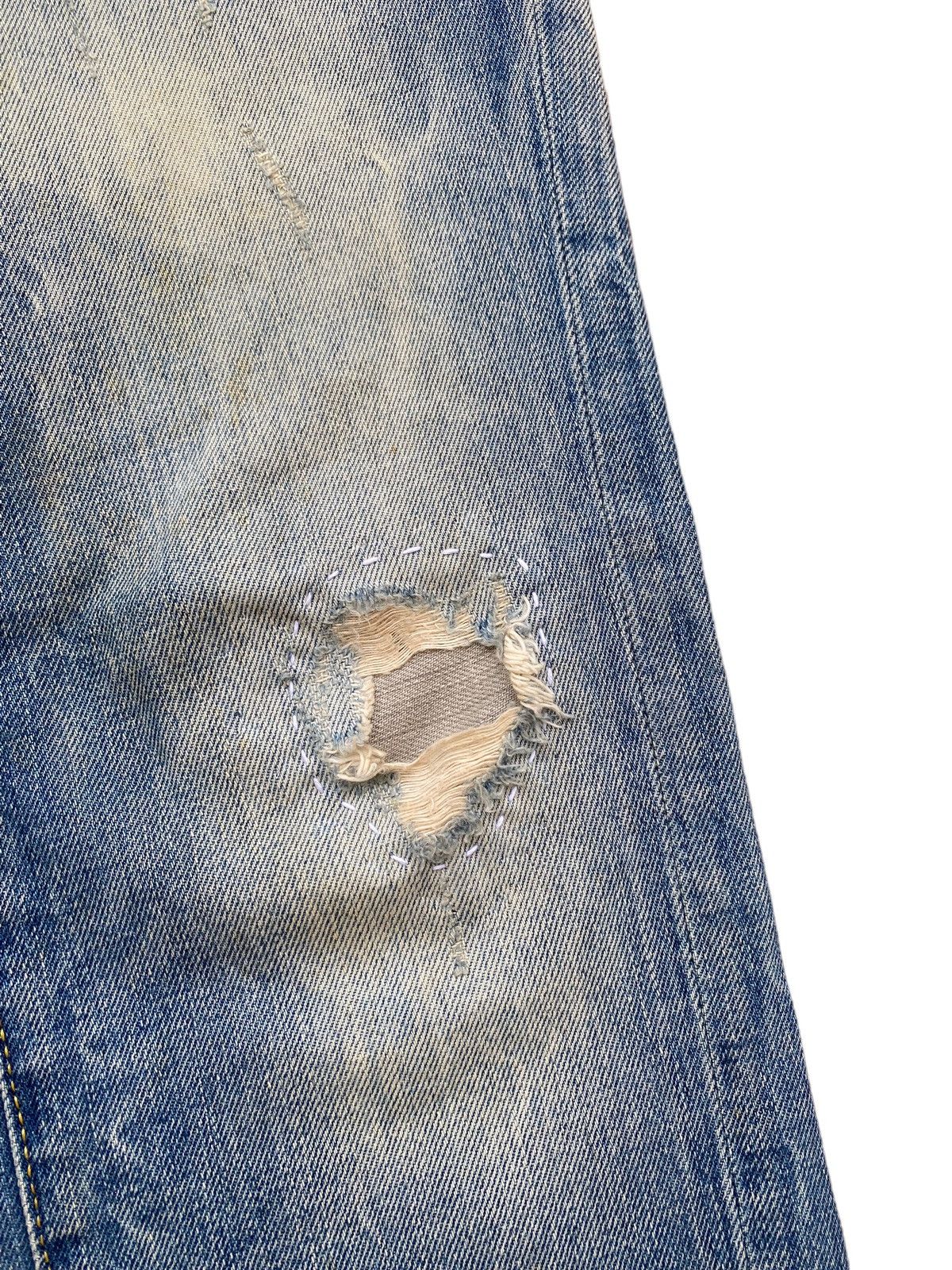 Japanese Brand Energie Distressed Denim Pants Size US 30 / EU 46 - 5 Thumbnail