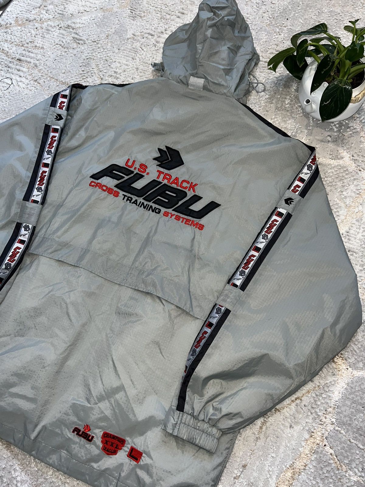 Fubu × Vintage FUBU VINTAGE BIG LOGO TRACKSUIT JACKET Y2K JAPAN STYLE Size US XL / EU 56 / 4 - 3 Thumbnail