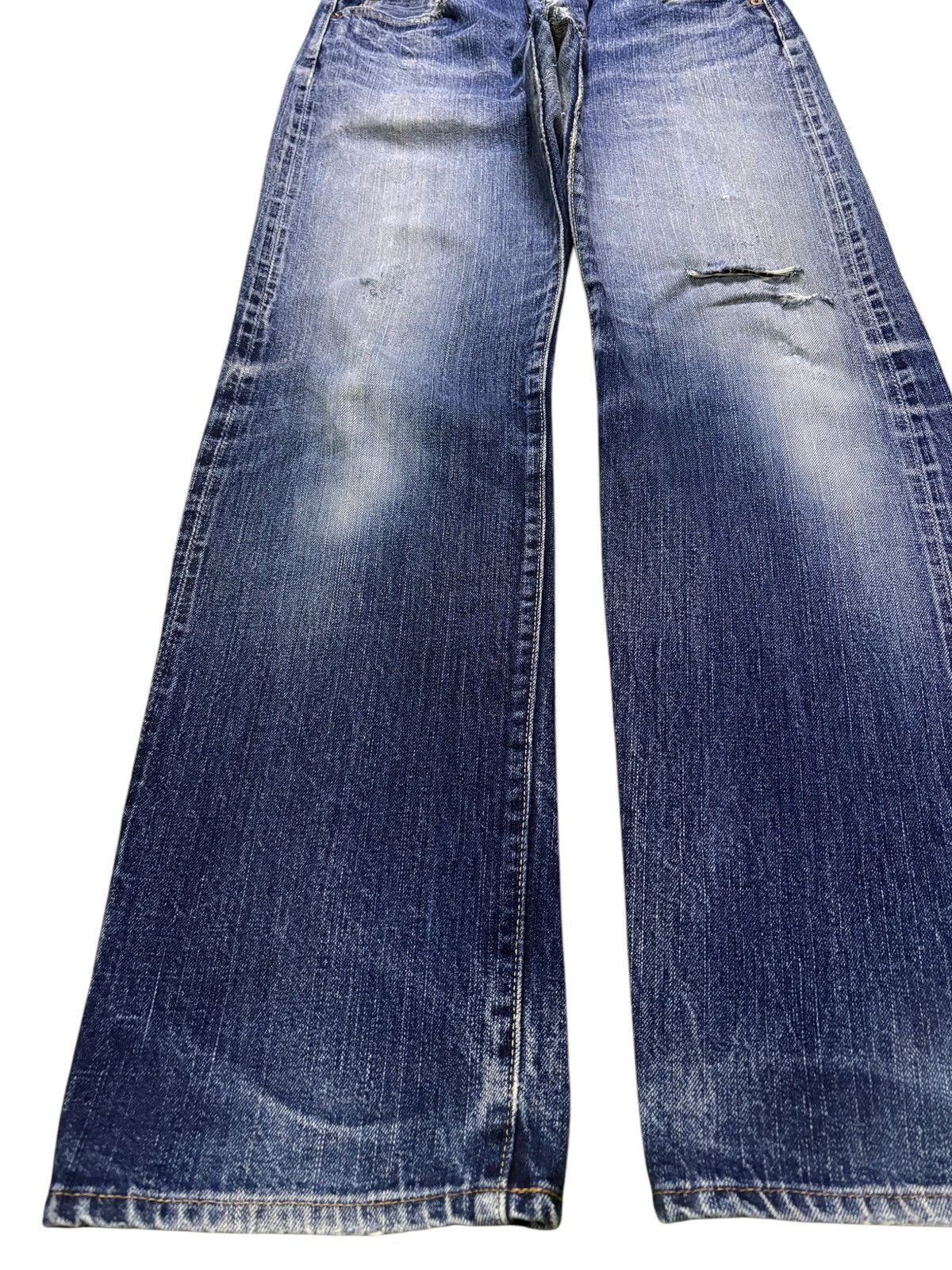 Eternal × Japanese Brand Vintage Japanese Eternal Selvedge Distressed Loose Jeans Size US 32 / EU 48 - 7 Thumbnail