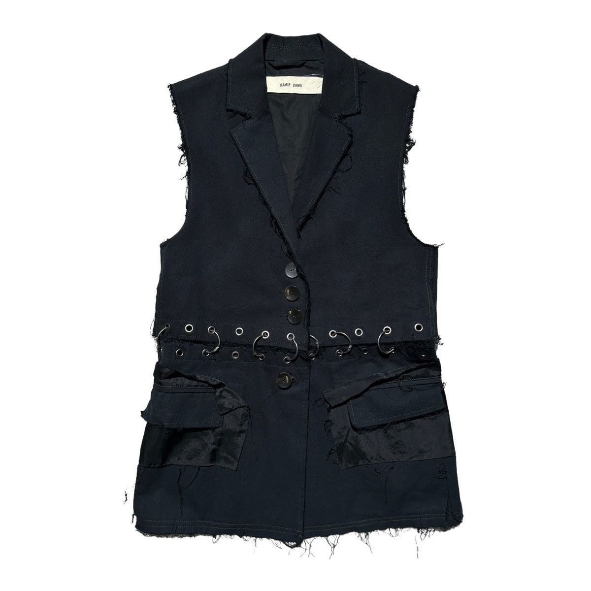 Damir Doma FW17 Runway pierced vest Size US S / EU 44-46 / 1 - 1 Thumbnail