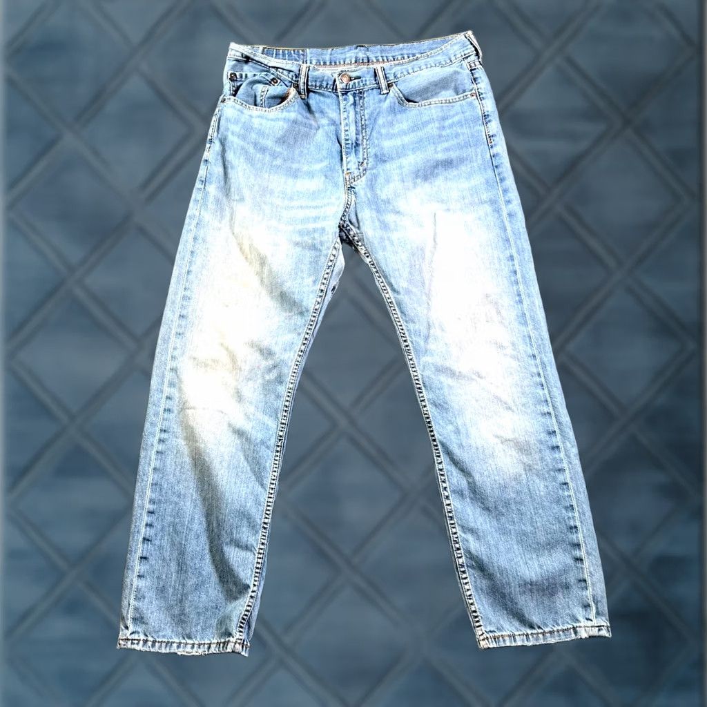 Levi's Levi's 505 Jeans Men 36x30 Blue Denim Regular Fit Straight Leg Streetwear Jeans Mens Blue 505 Straight Vintage No N/A Size US 36 / EU 52 - 1 Thumbnail