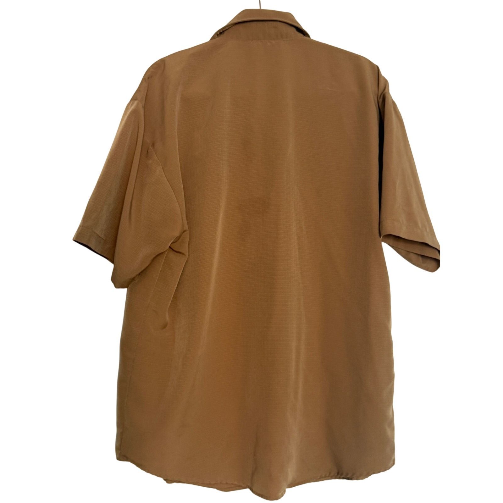 Moschino Vintage Moschino Jeans Brown Cotton Short Sleeves Shirt Size US M / EU 48-50 / 2 - 2 Thumbnail