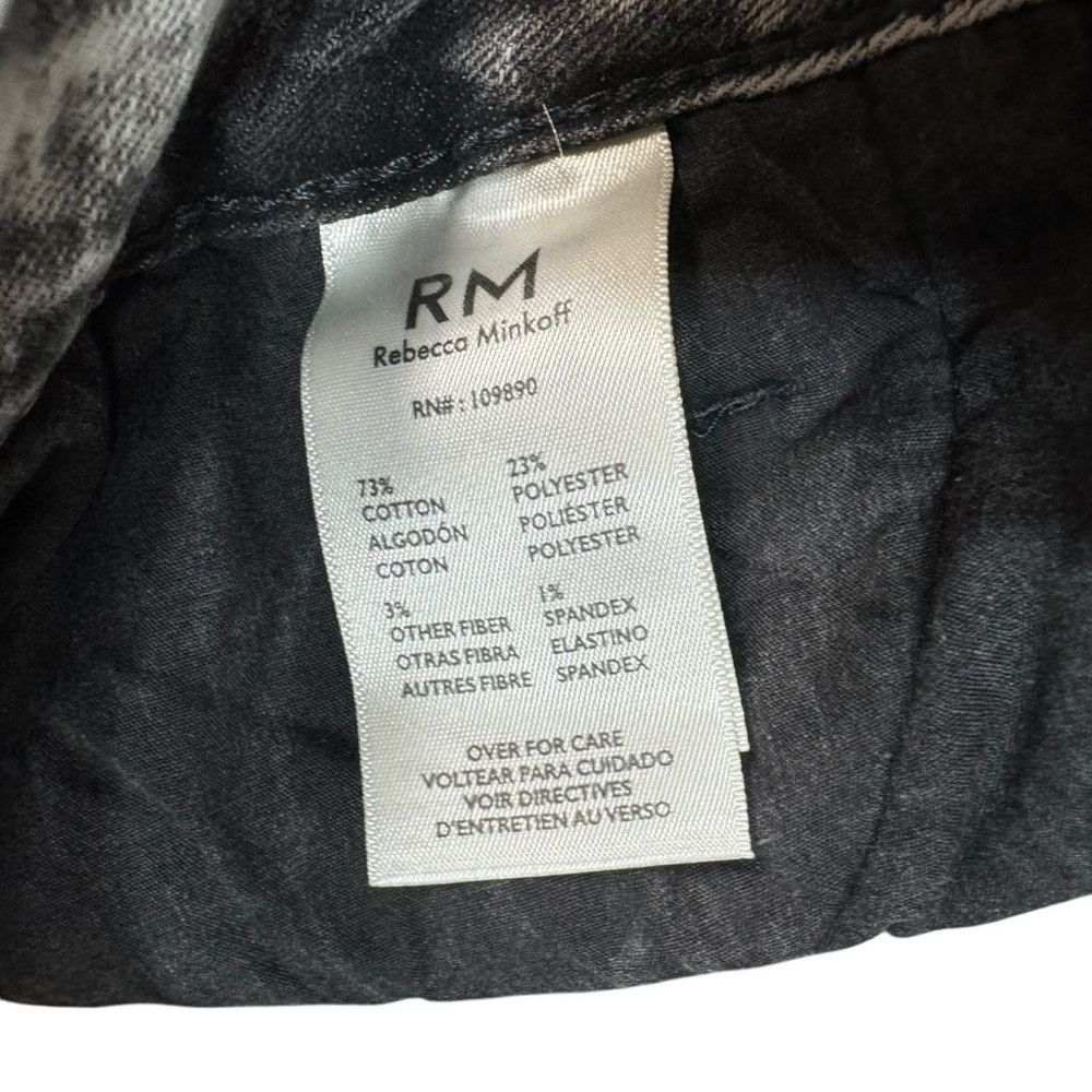 Rebecca Minkoff New Rebecca Minkoff Grey Studded Pockets High Waist Straigh Size 38" / US 16 / IT 52 - 8 Thumbnail