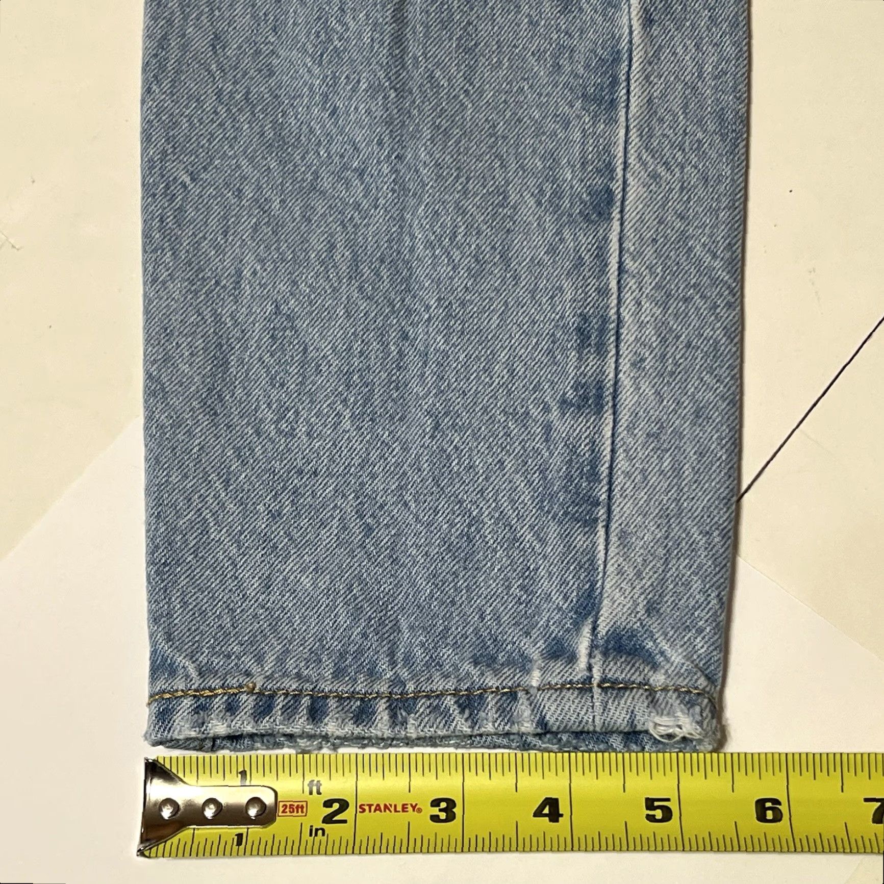 Levi's Levi's Jeans Womens 26x27 Light Blue Distressed Wedgie Button Fly Straight Denim Levi's Size 26" / US 2 / IT 38 - 7 Thumbnail