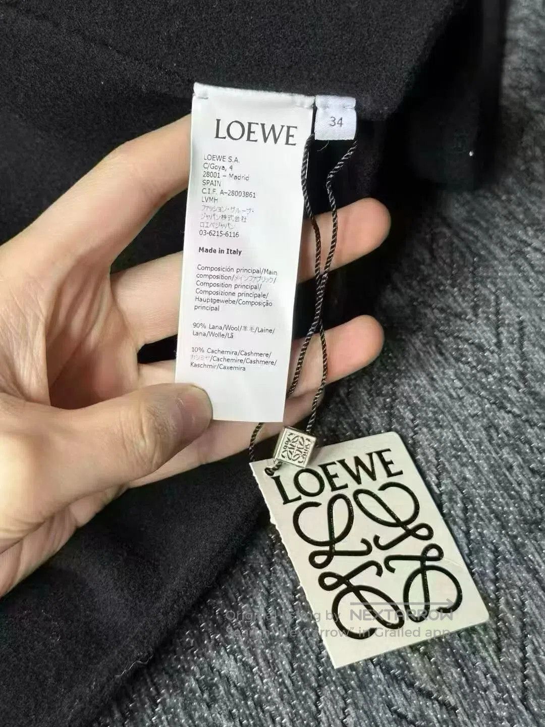 Loewe Loewe Wool Short Jacket| Size XXS / US 00 / IT 34 - 4 Thumbnail