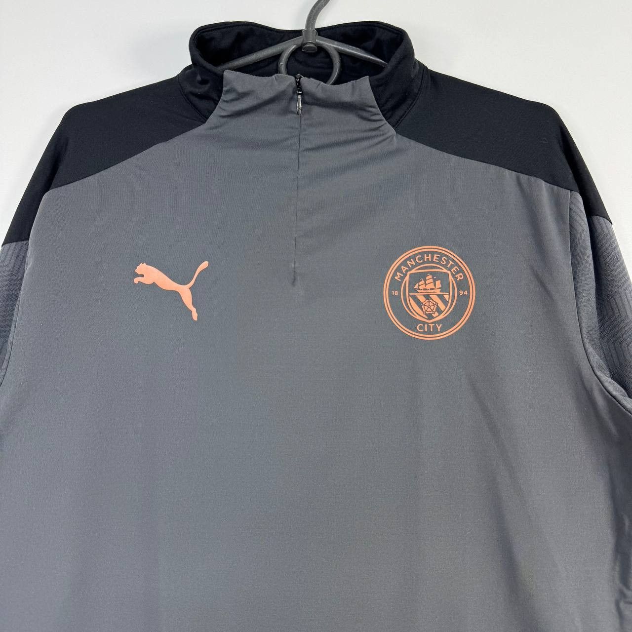 Puma Manchester City Puma Training 2019 2020 Grey Black Mens M Size US M / EU 48-50 / 2 - 2 Thumbnail
