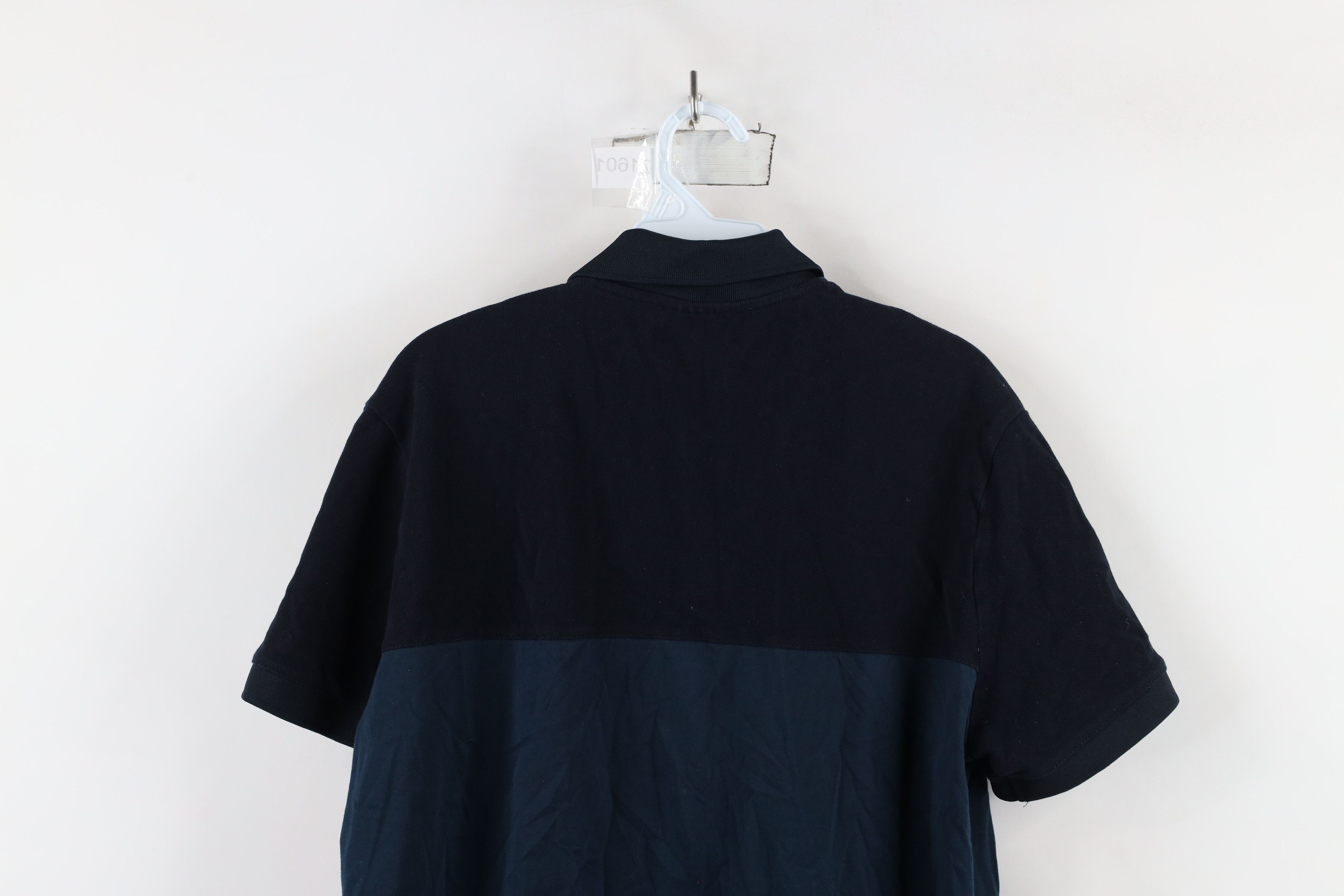 Armani Exchange × Vintage Armani Exchange Monogram Block Collared Polo Shirt Blue Size US L / EU 52-54 / 3 - 10 Thumbnail