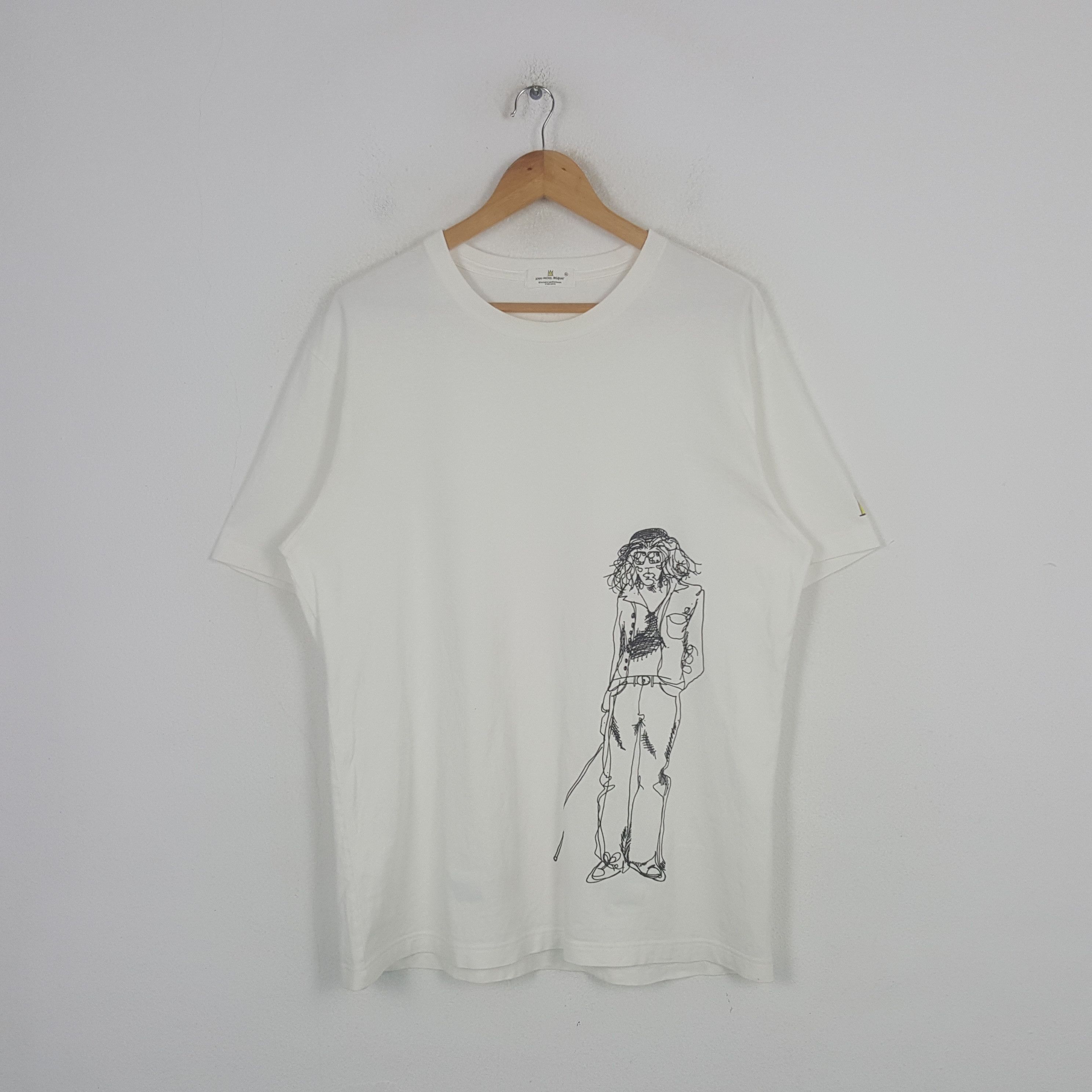 Jean-Michel Basquiat Vintage Jean-Michel Basquiat Artist Tshirt C301N9 Size US L / EU 52-54 / 3 - 1 Thumbnail