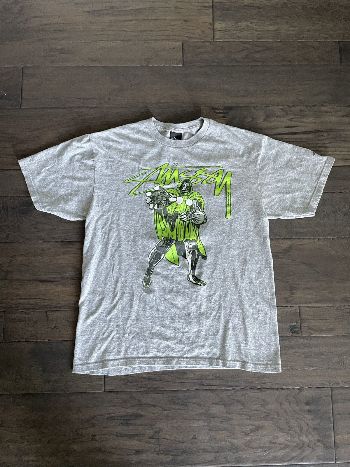 MF Doom × Stussy Vintage Stussy x Marvel Dr. Doom t-shirt | Grailed