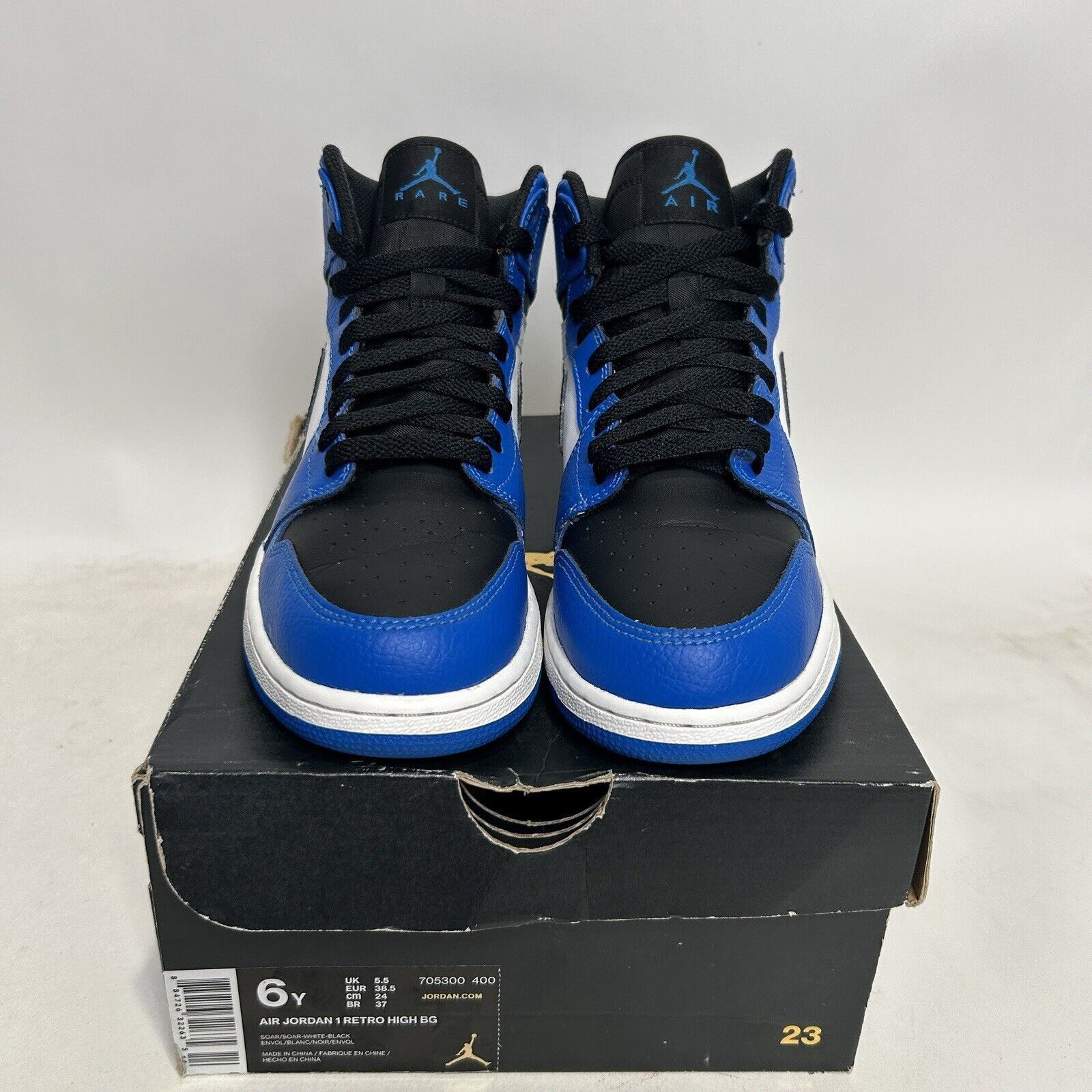 Nike Nike Air Jordan 1 Retro High GS Rare Air "Soar Blue" 2024 Size US 7.5 / IT 37.5 - 2 Thumbnail