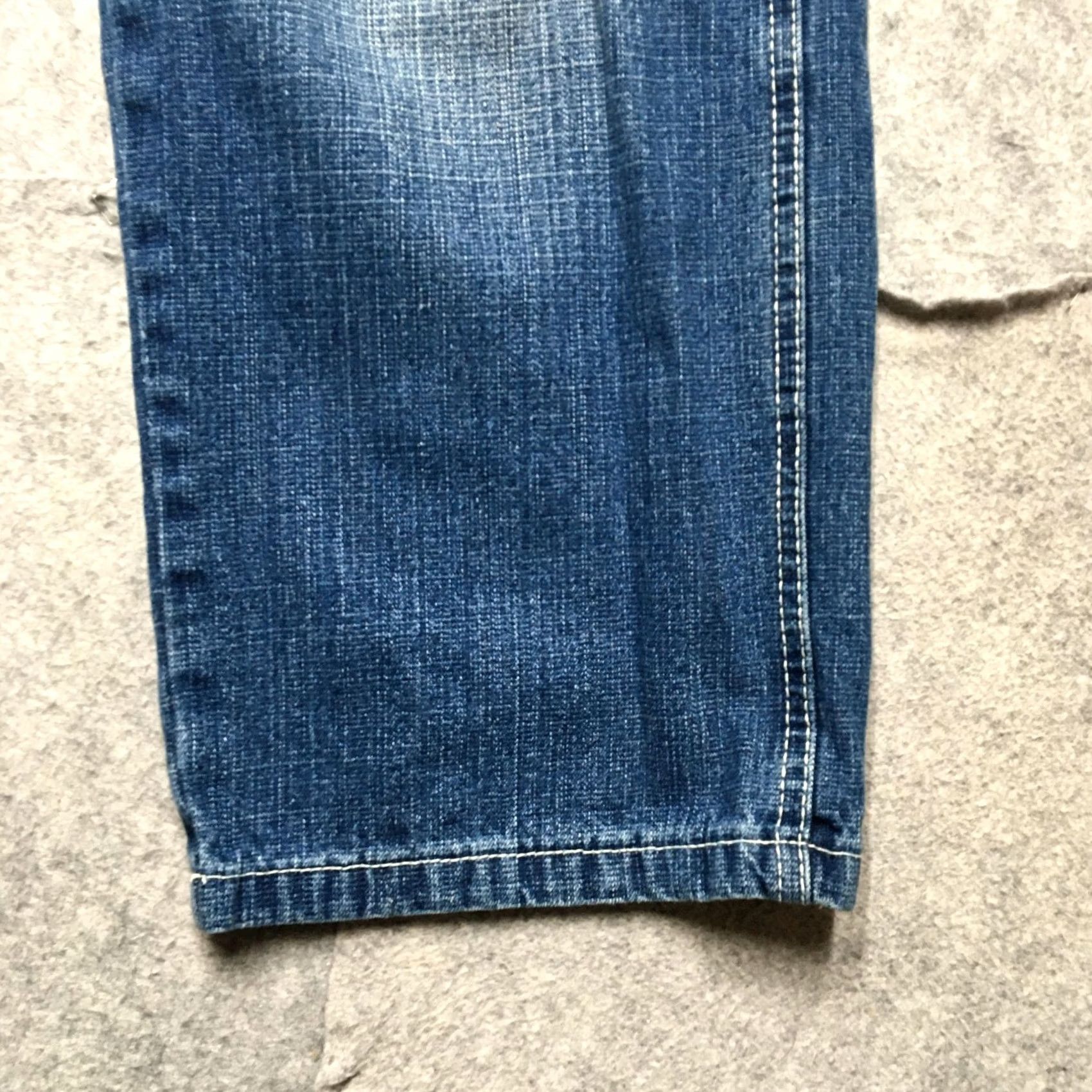Southpole VINTAGE Southpole Jeans Mens 34 Blue Denim Straight Leg Relaxed Fit Baggy Skater Pants Permanent 90s Mens Size US 34 / EU 50 - 2 Thumbnail