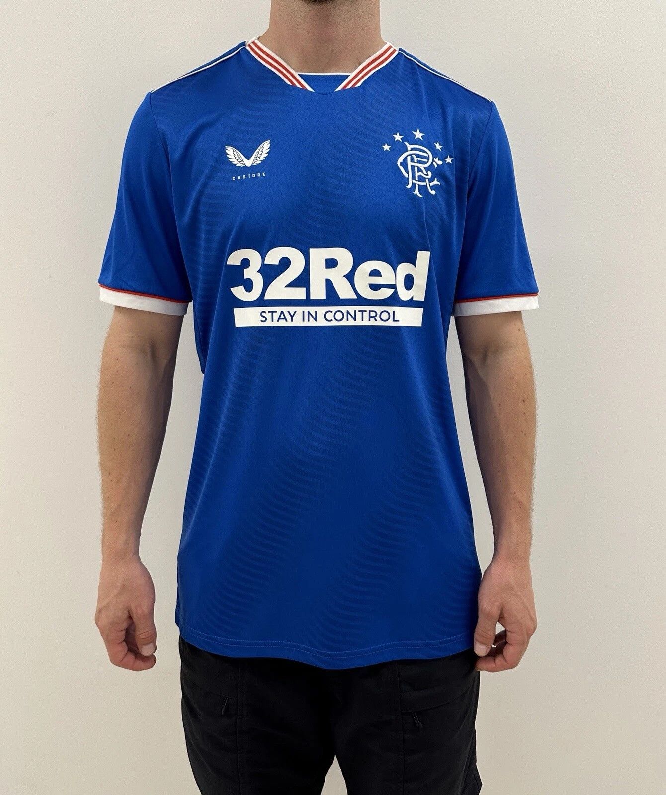 Castore Fc Rangers 2020 2021 Home Jersey Shirt Soccer Football Size US L / EU 52-54 / 3 - 1 Thumbnail