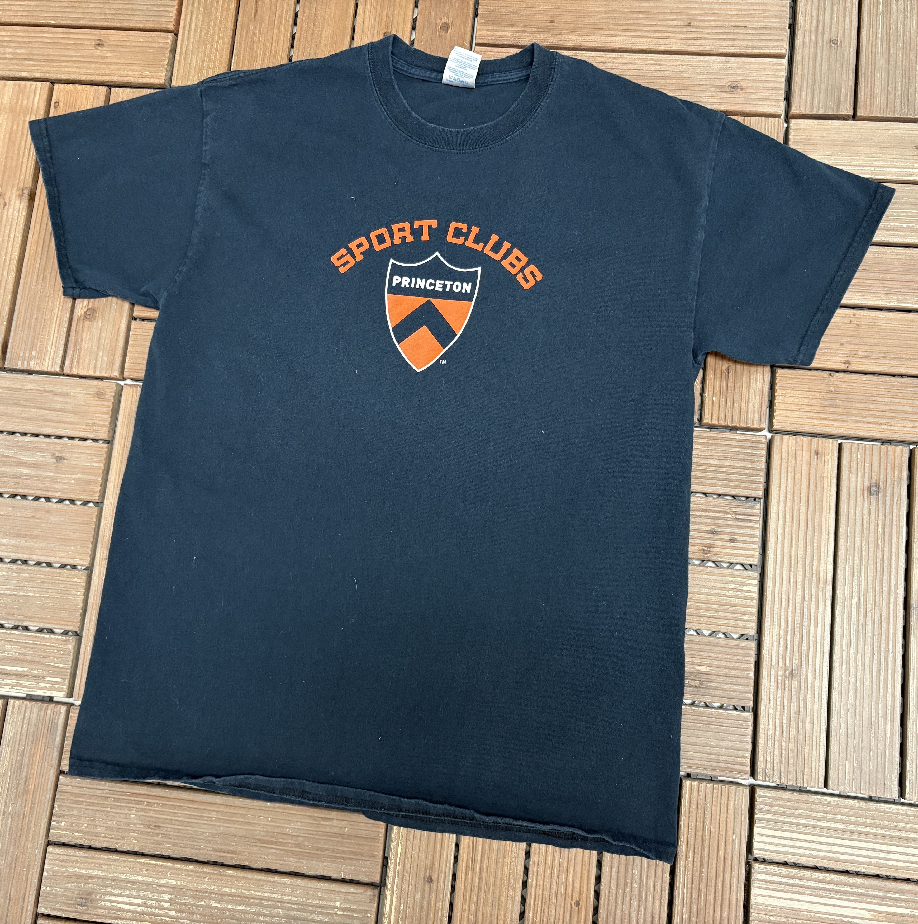 Vintage Princeton Sport Clubs Vintage Blue T-Shirt Tee Size US L / EU 52-54 / 3 - 3 Thumbnail
