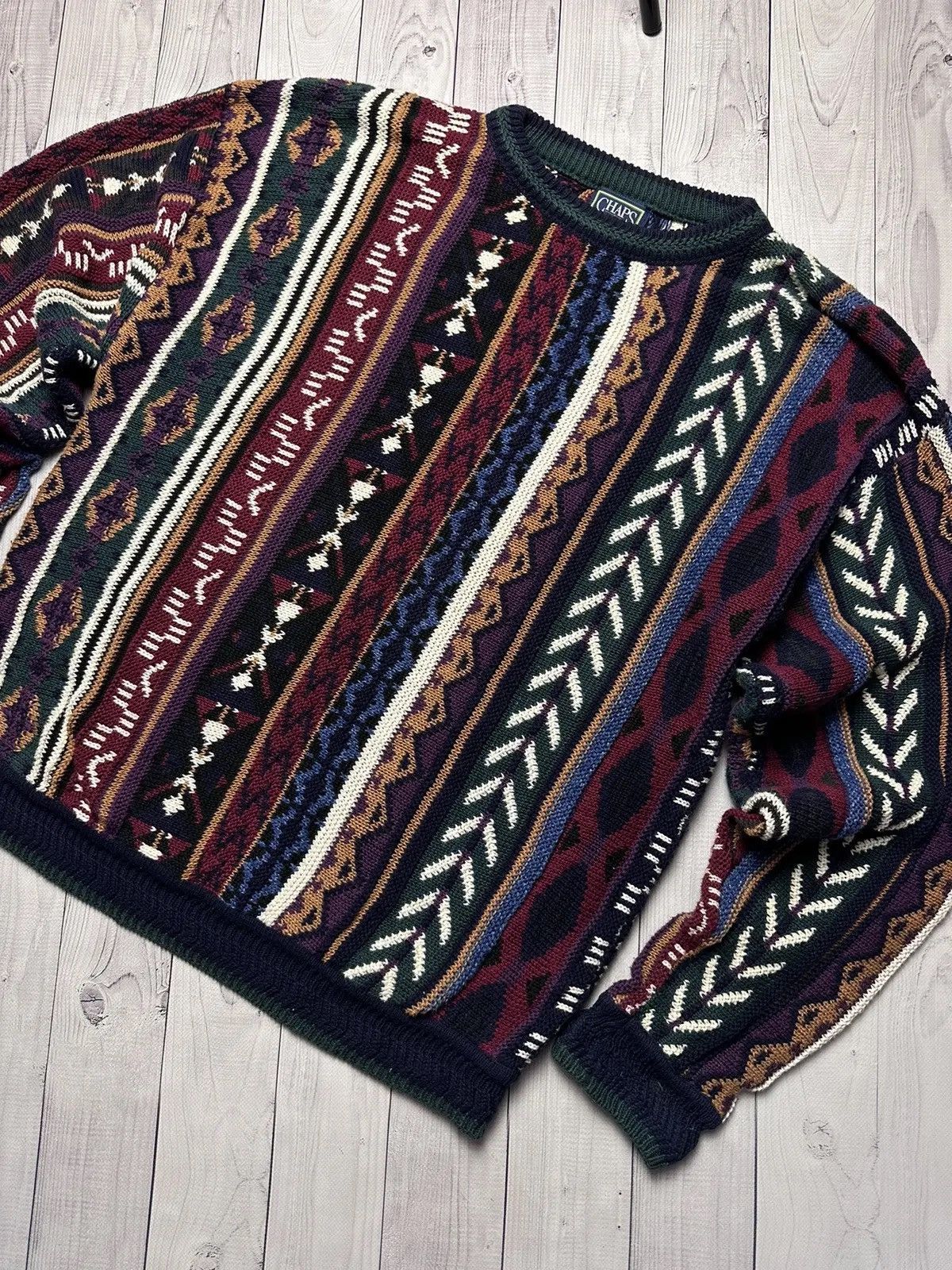 Chaps Ralph Lauren Vintage Sweater Chaps Ralph Lauren Coogi rare knitted Size US L / EU 52-54 / 3 - 2 Thumbnail