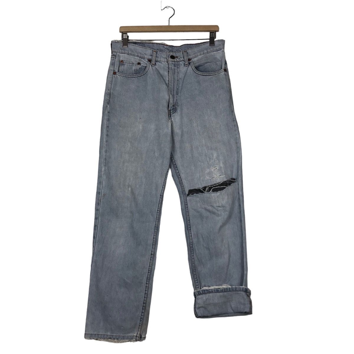Levi's 🔥Vintage 359 Button Levi’s Jeans Denim Biker Wear Size US 32 / EU 48 - 11 Thumbnail