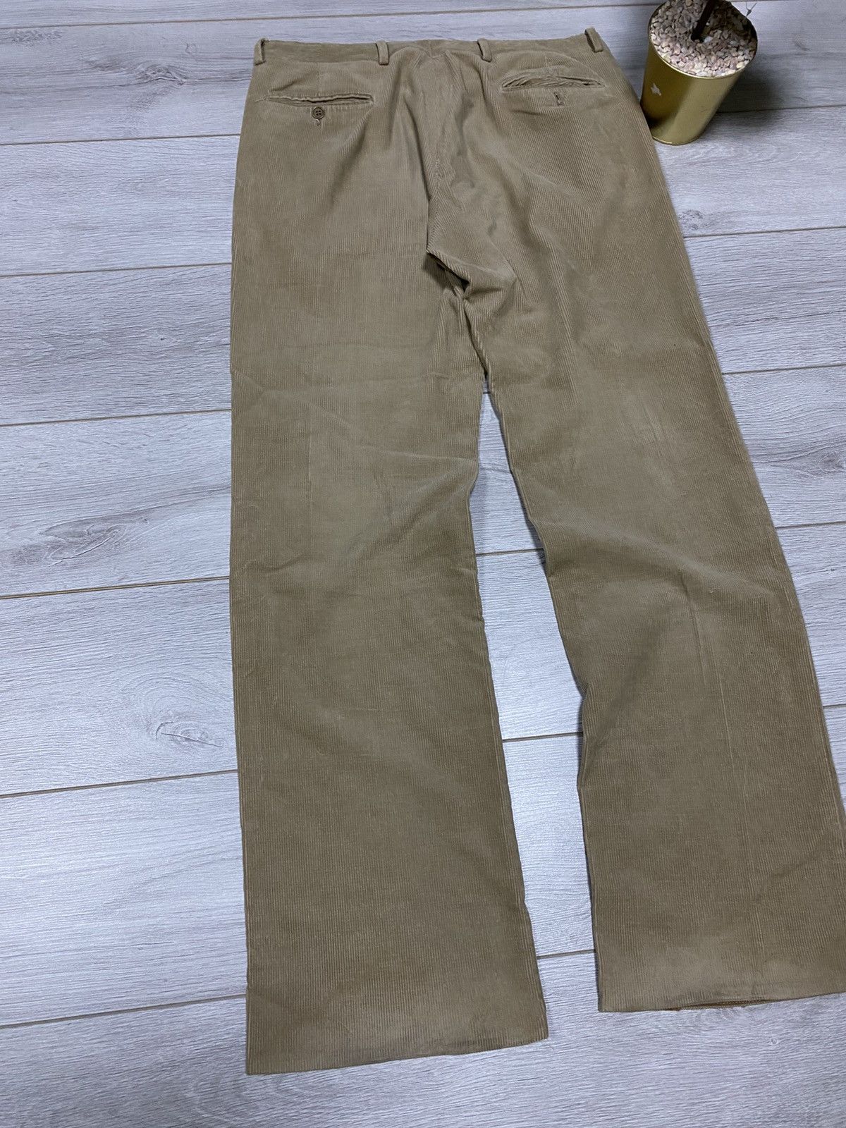 Burberry Burberry Italy vintage corduroy small logo pants Size US 36 / EU 52 - 12 Thumbnail