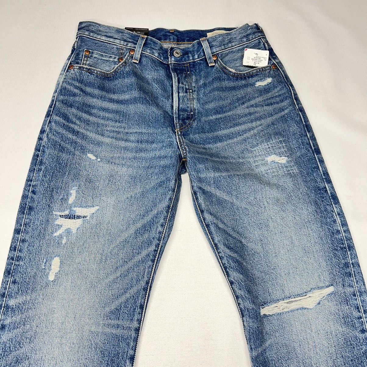 Levi's Made & Crafted NEW Levis 501 90s Jeans Blue Selvedge Denim Red Line Size 29" - 4 Thumbnail