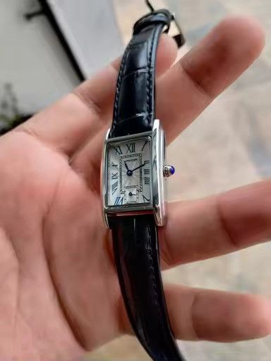 Jewelry 2000s vintage style cute square leather luxury watch Size ONE SIZE - 6 Thumbnail