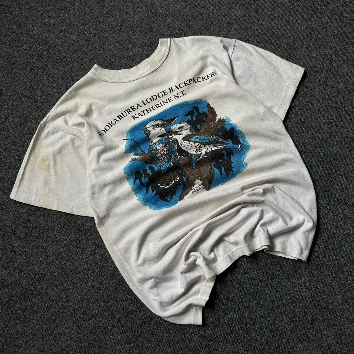 Y/Project VTG Adult T-shirts Man’s Kookaburra Lodge Backpackers 90s Size US XL / EU 56 / 4 - 1 Thumbnail