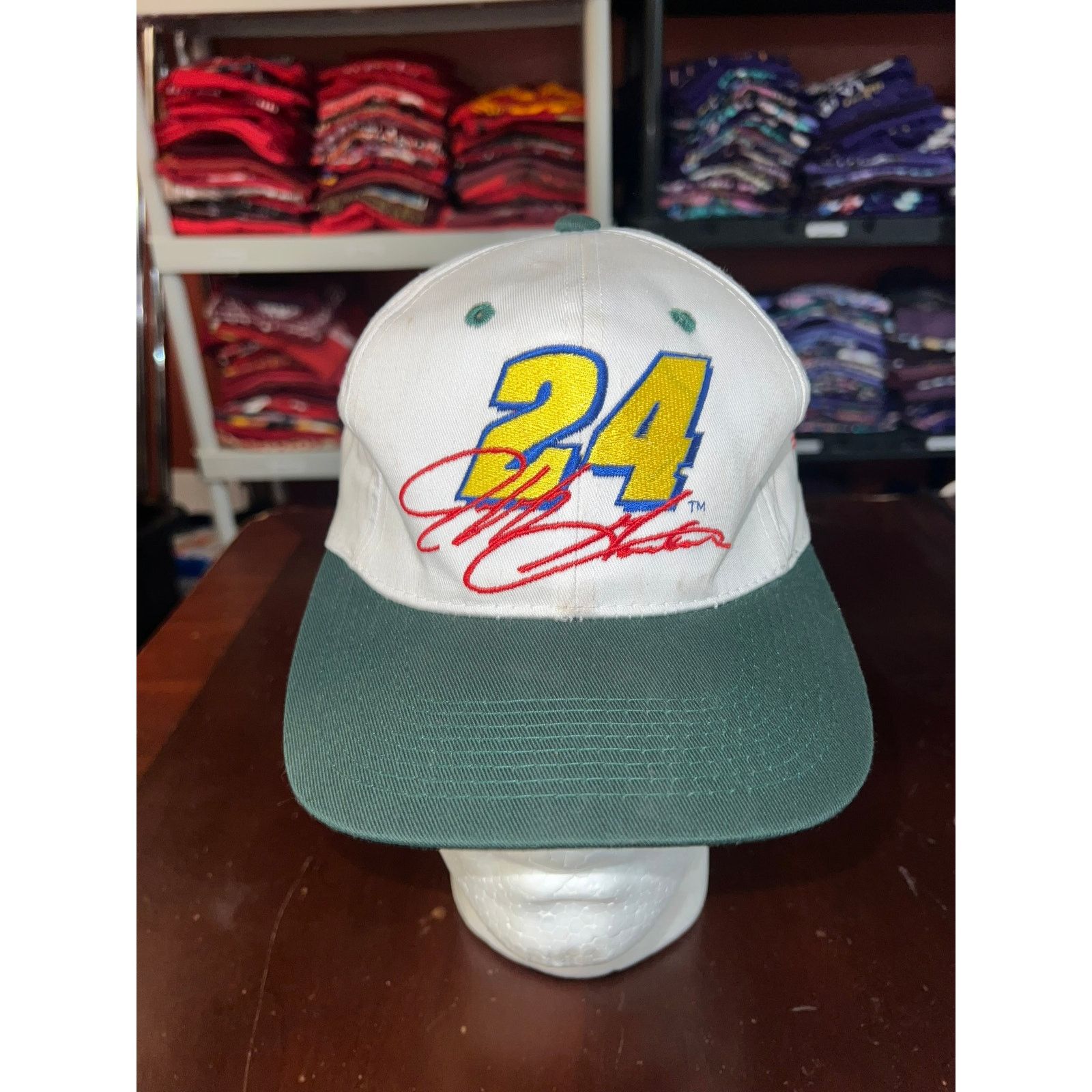 Chase Authentics Vintage Jeff Gordon Snapback Quaker State Racing Cap Hat VTG Size ONE SIZE - 2 Thumbnail