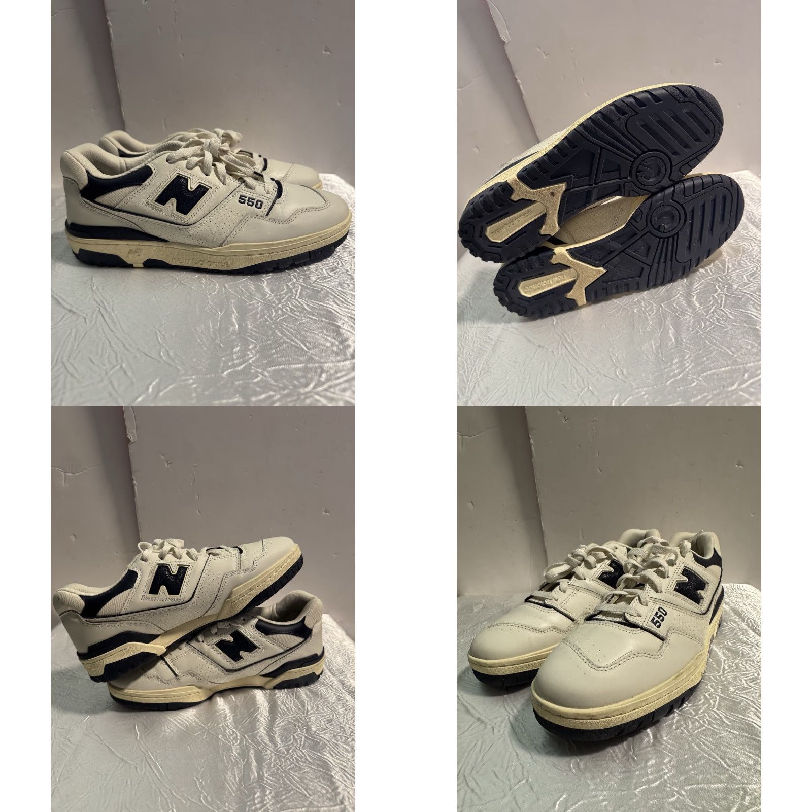 New Balance New Balance 550 x Aime Leon Dore White/Navy 2020 BB550ALF Size 10 No Box Mens Size US 10 / EU 43 - 9 Thumbnail