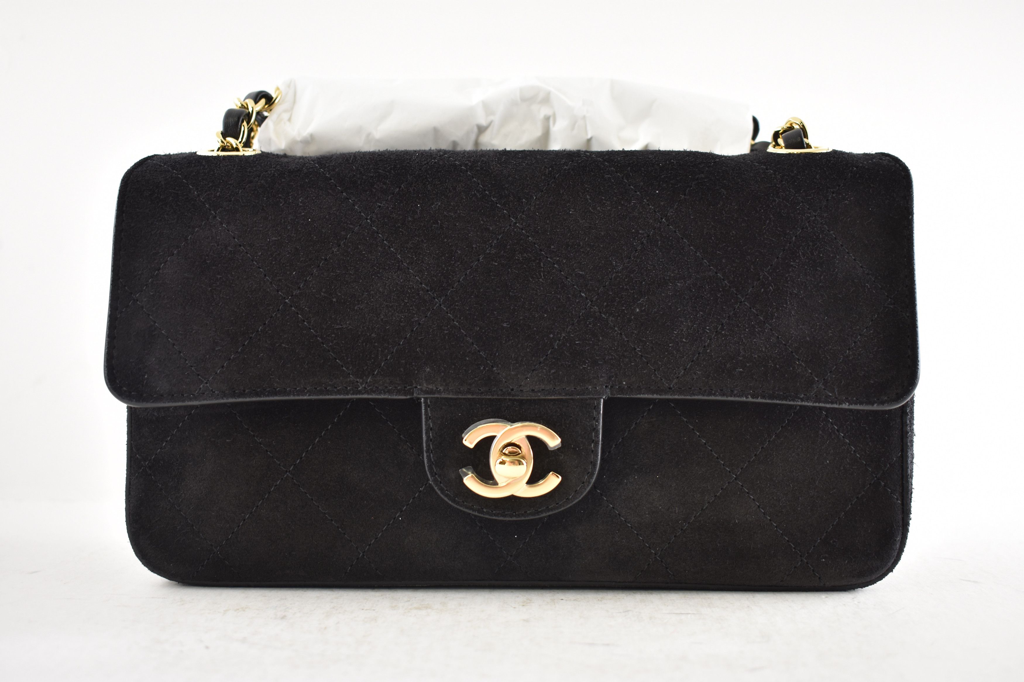 Chanel 26S Maxi Souplissimo Small Medium Suede CC Logo Flap Bag Size ONE SIZE - 3 Thumbnail